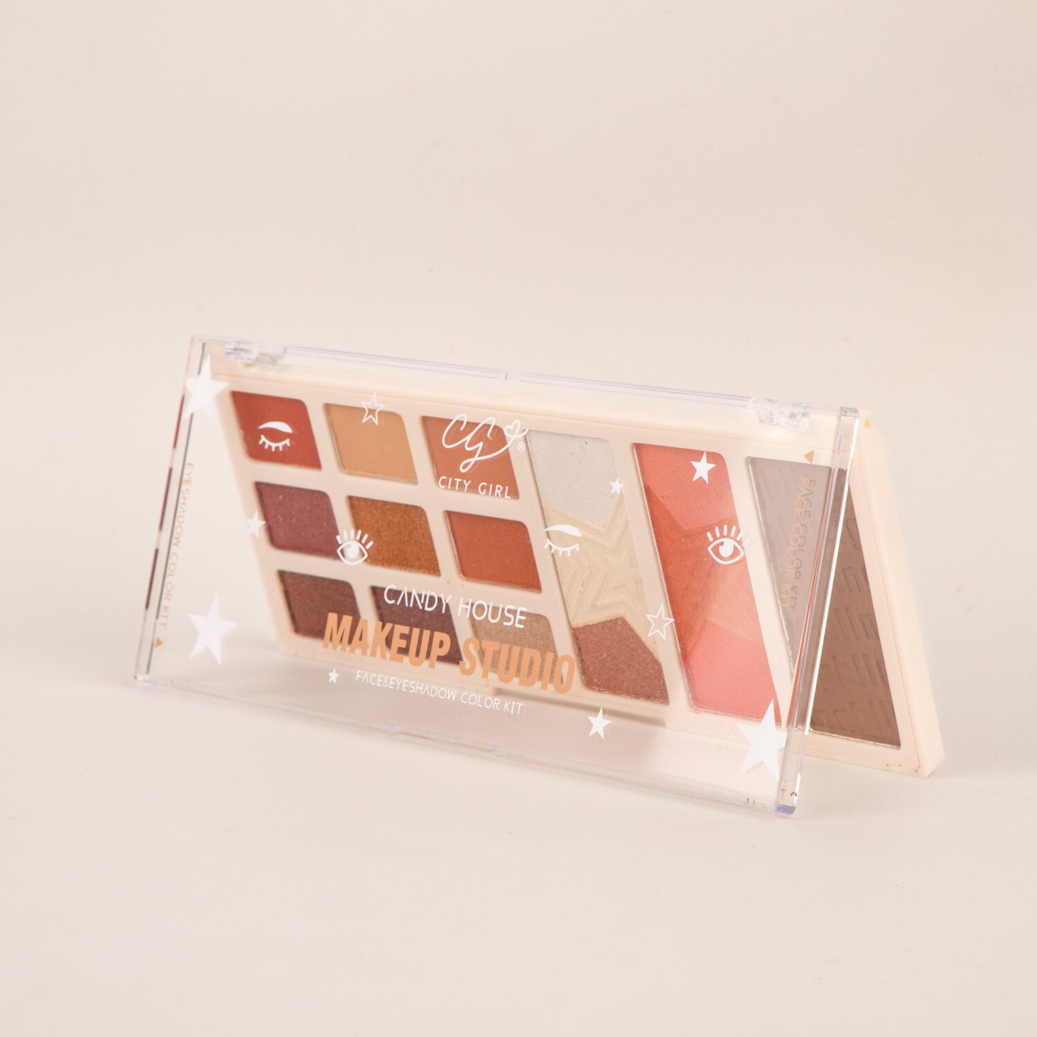 PALETA DE SOMBRAS ILUMINADOR Y RUBOR CITY GIRL
