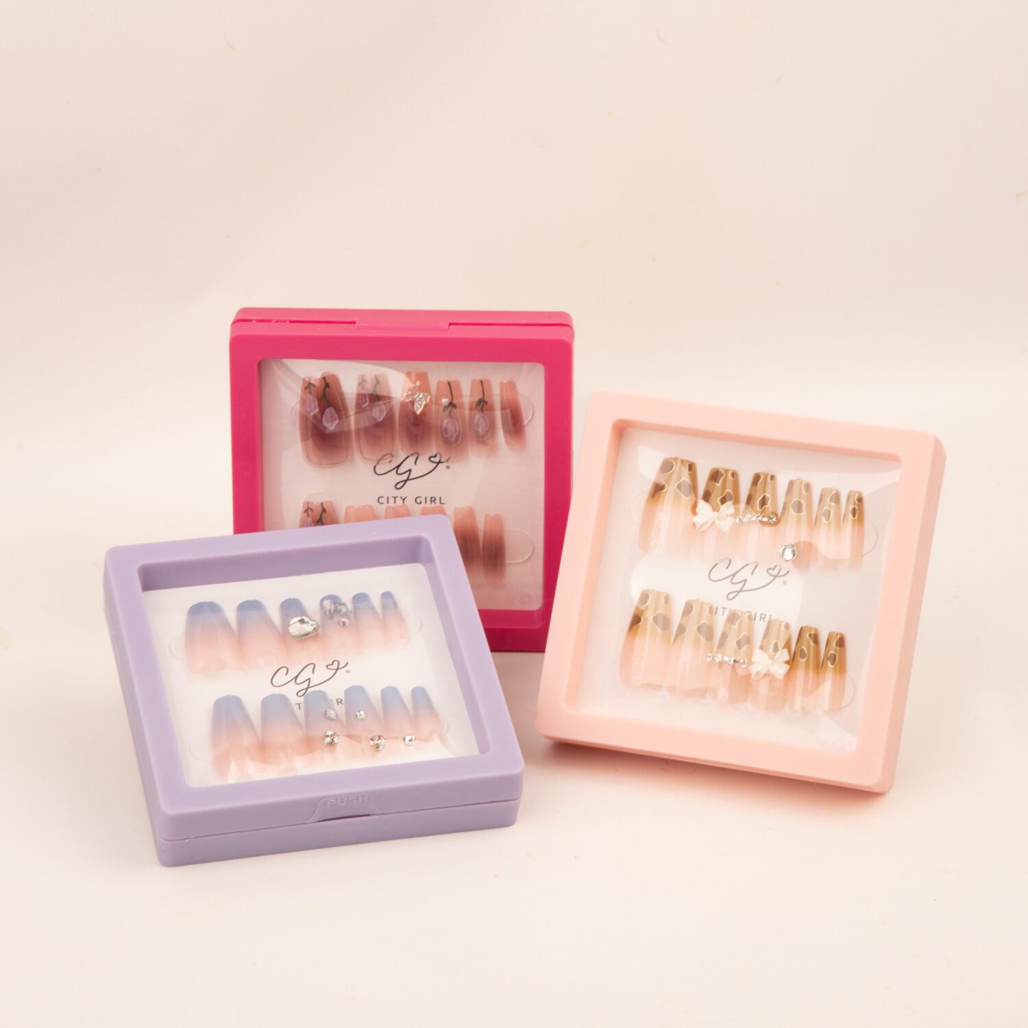 UÑAS POSTIZAS PRESS ON - CITY GIRL