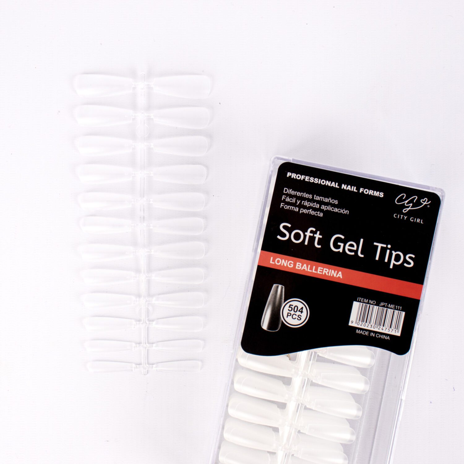 UÑAS POSTIZAS SOFT GEL 504PCS CITY GIRL