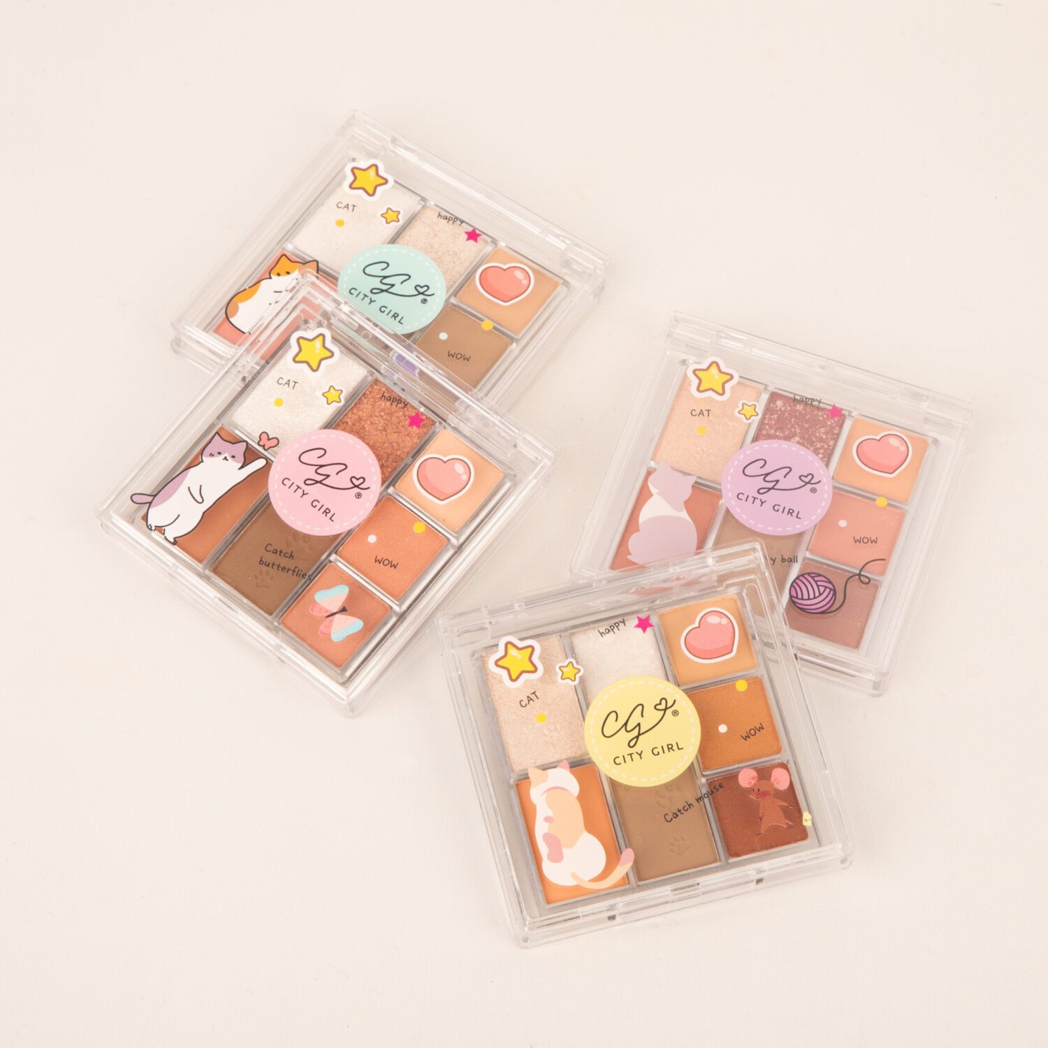 PALETA DE SOMBRAS 6 TONOS- City Girl