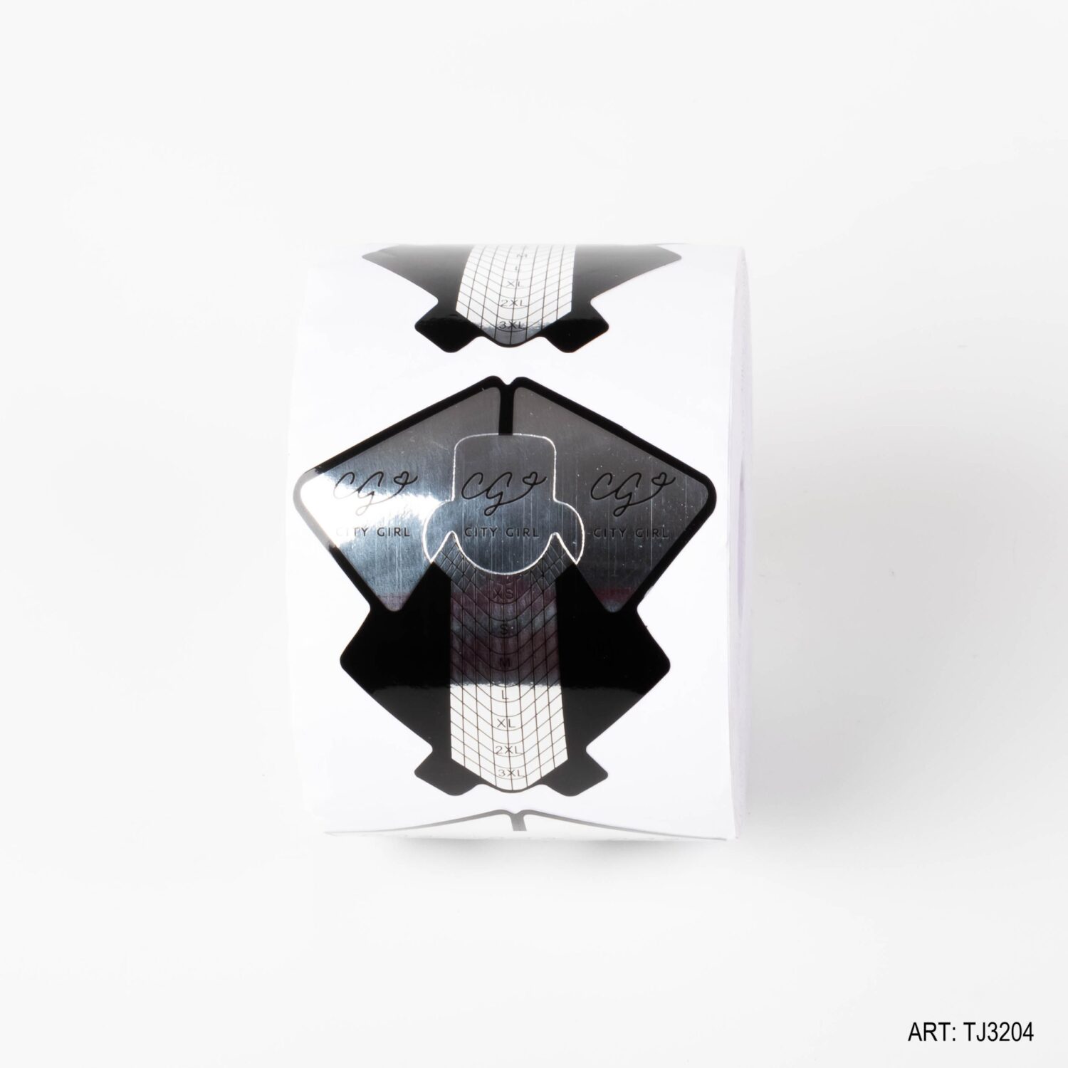 MOLDE PLATEADO Y NEGRO CITY GIRL