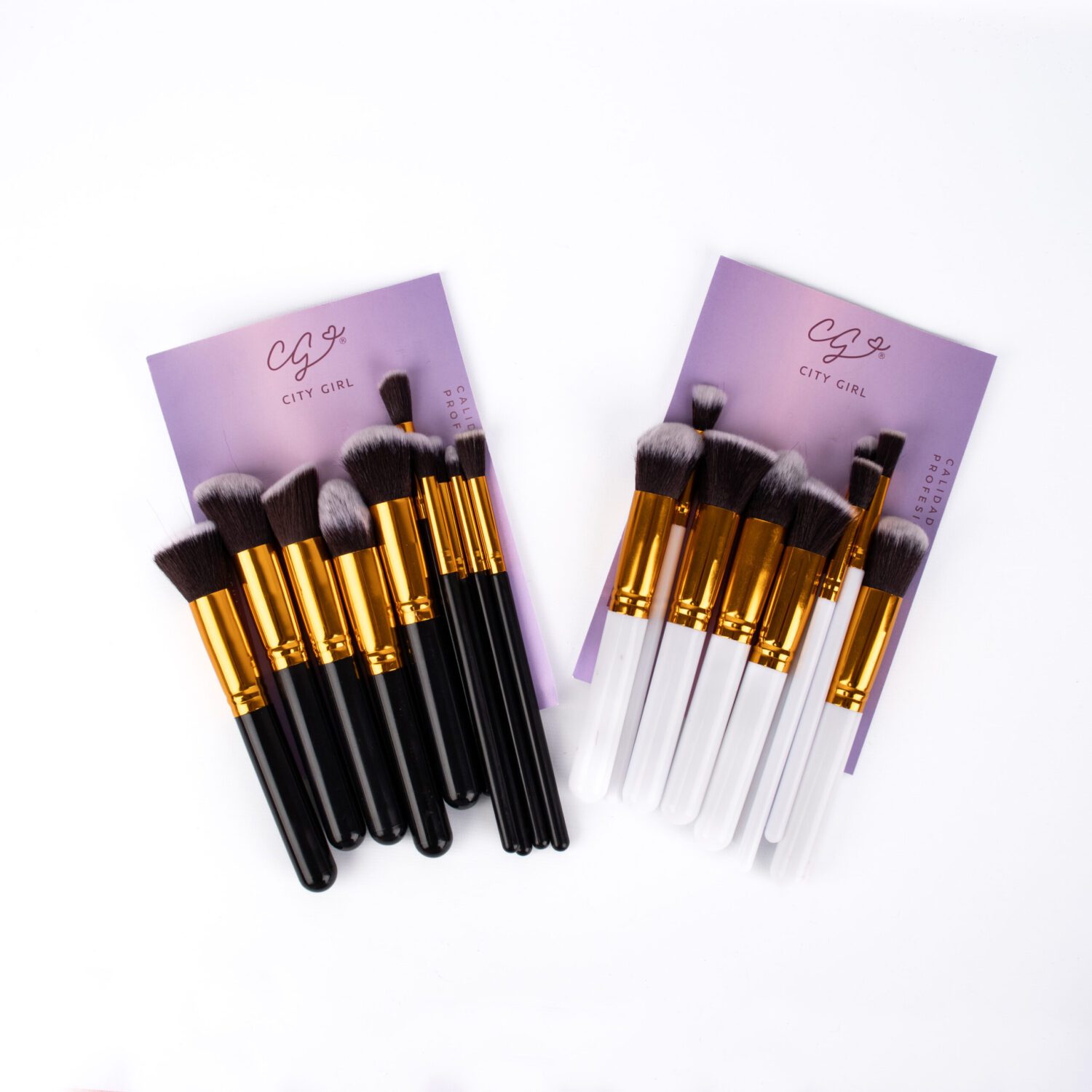 BROCHAS DE MAQUILLAJE 10PCS KABUKI - CITY GIRL