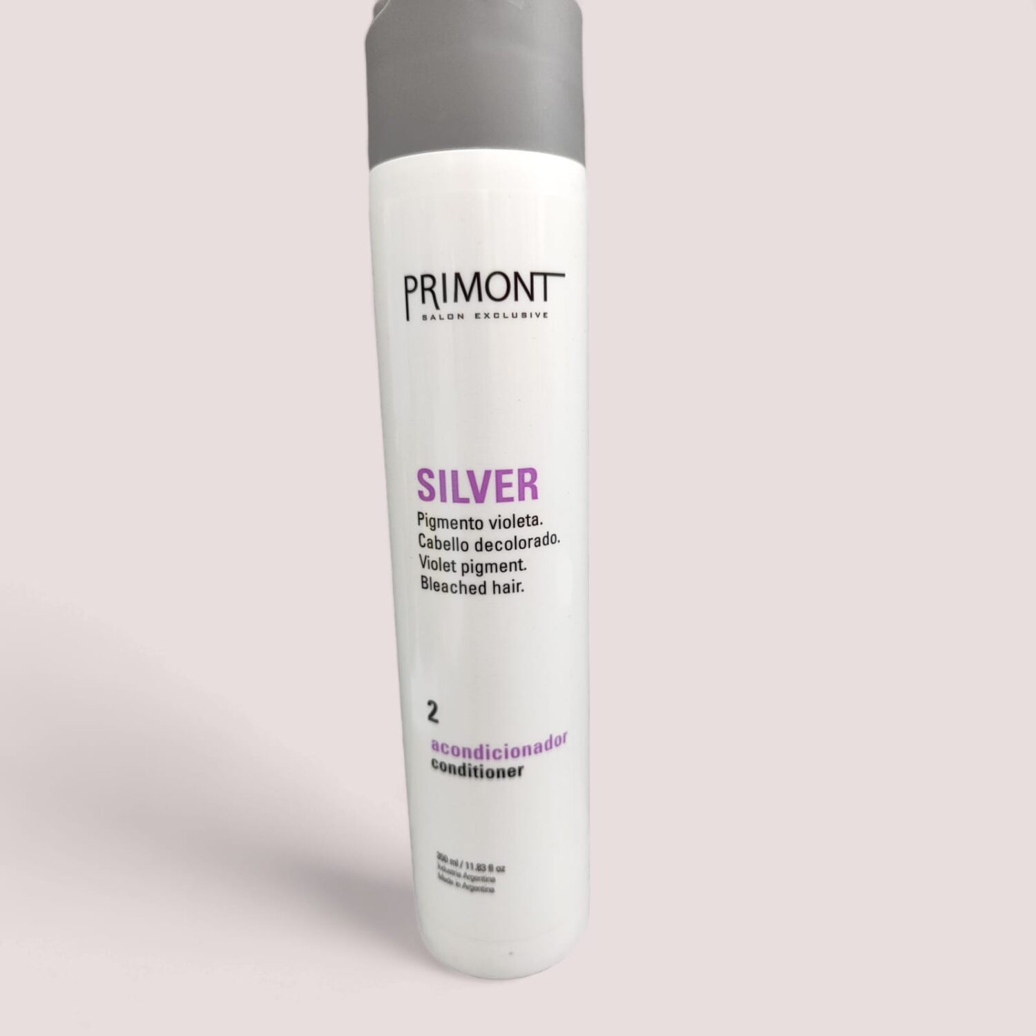 Acondicionador Silver Pigmento Violeta Para Cabello Decolorado 350ml- Primont