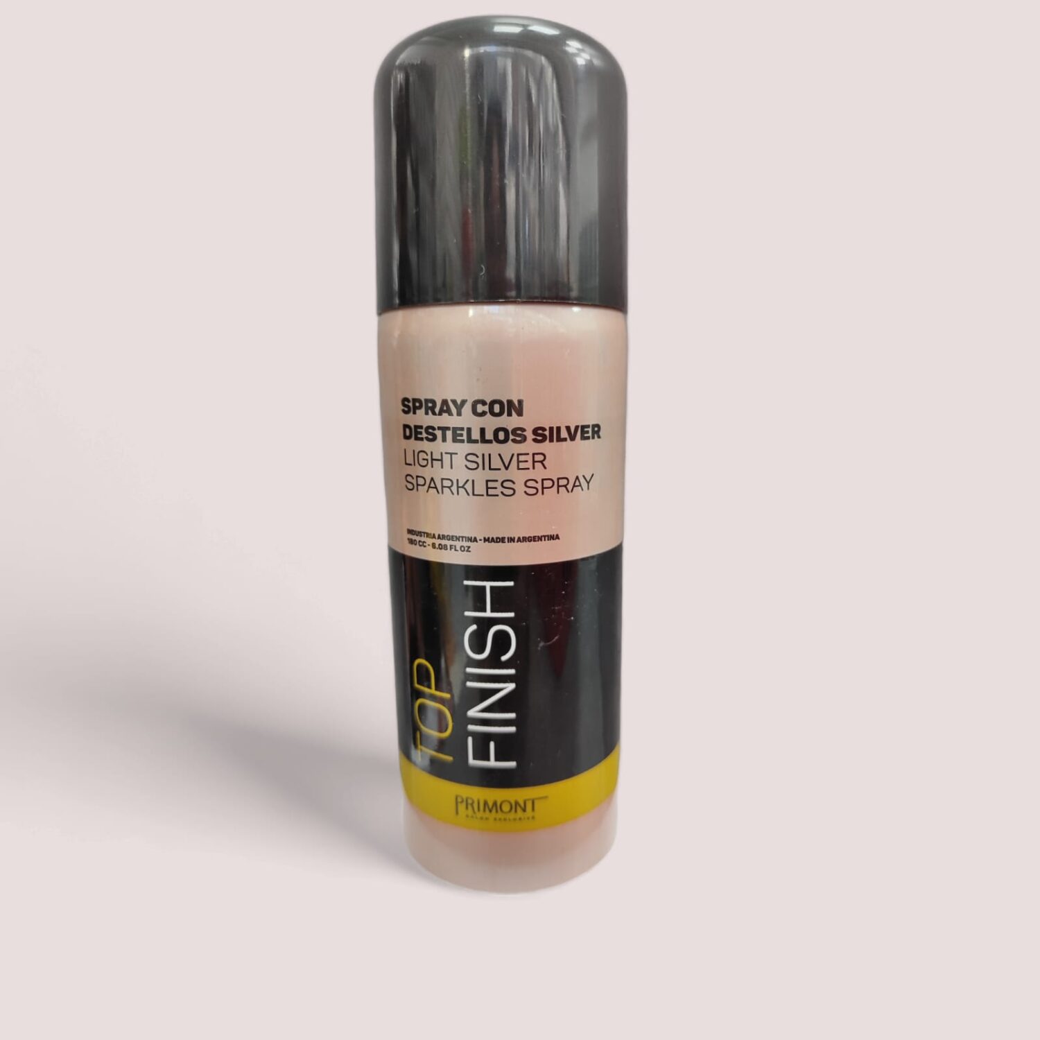 Spray Con Destellos Silver Brillo Plata Top Finish 180cc- Primont