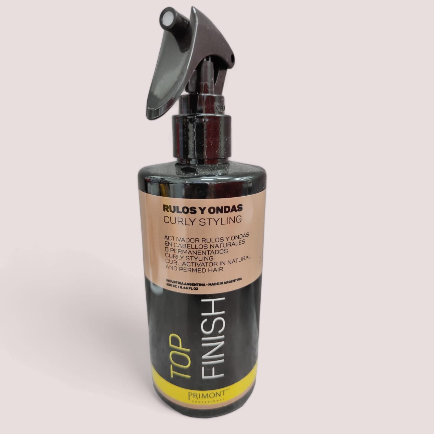Activador De Rulos Y Ondas Cabellos Naturales O Permanentes Top Finish 250cc- Primont