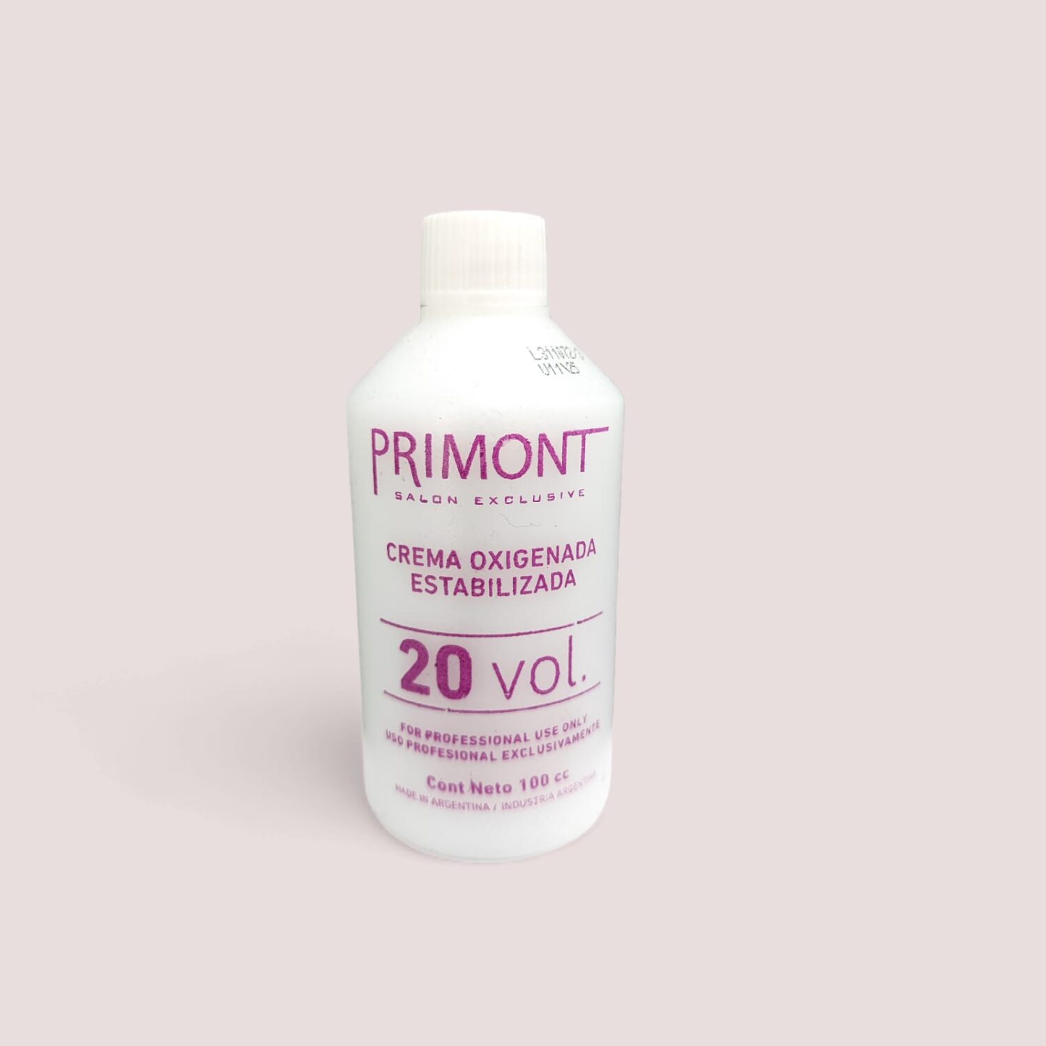 Crema Oxigenada Estabilizada 20 Volumenes 100CC- Primont