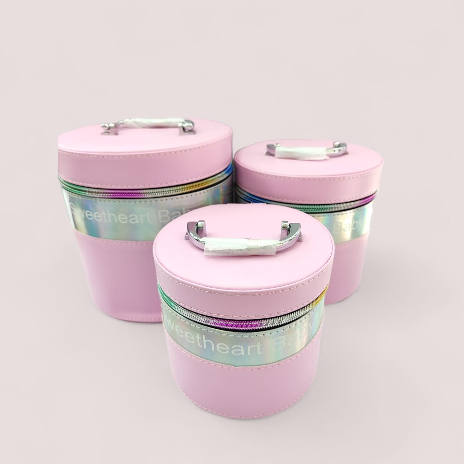 Cofre Redondo x3 Unidades Varios Colores- City Girl