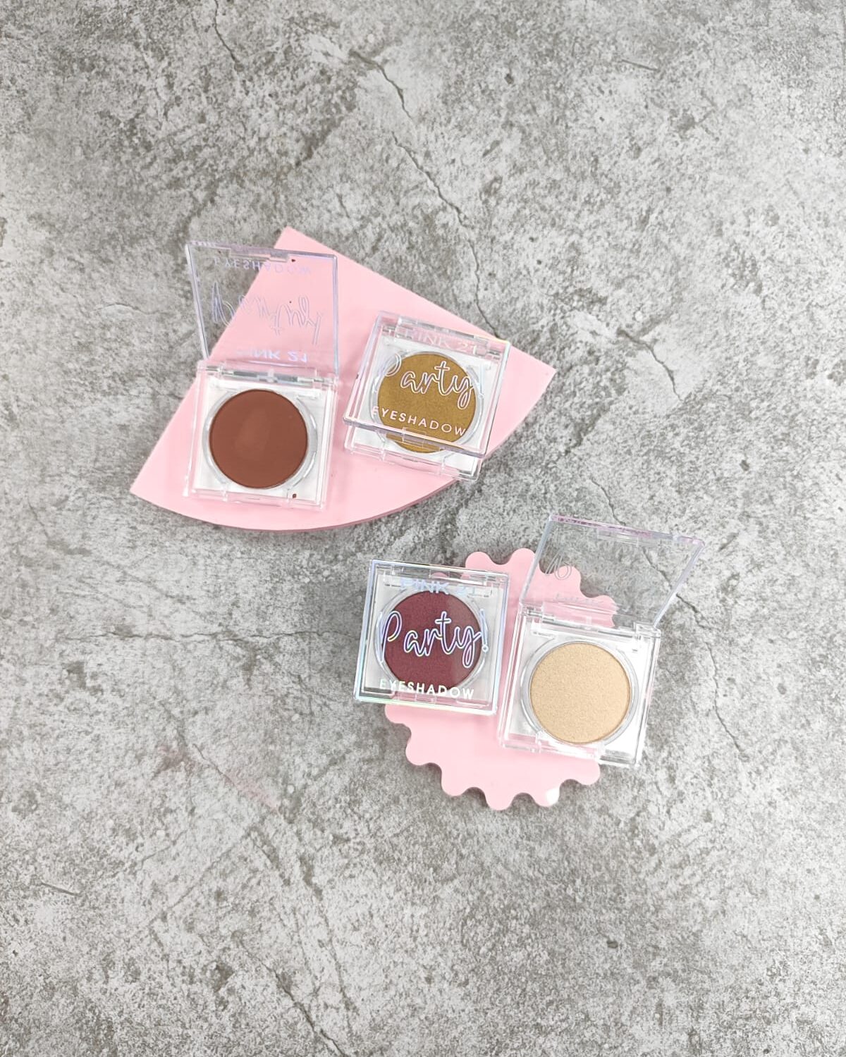 Sombra Party Cuatro Tonos  Individuales- Pink 21