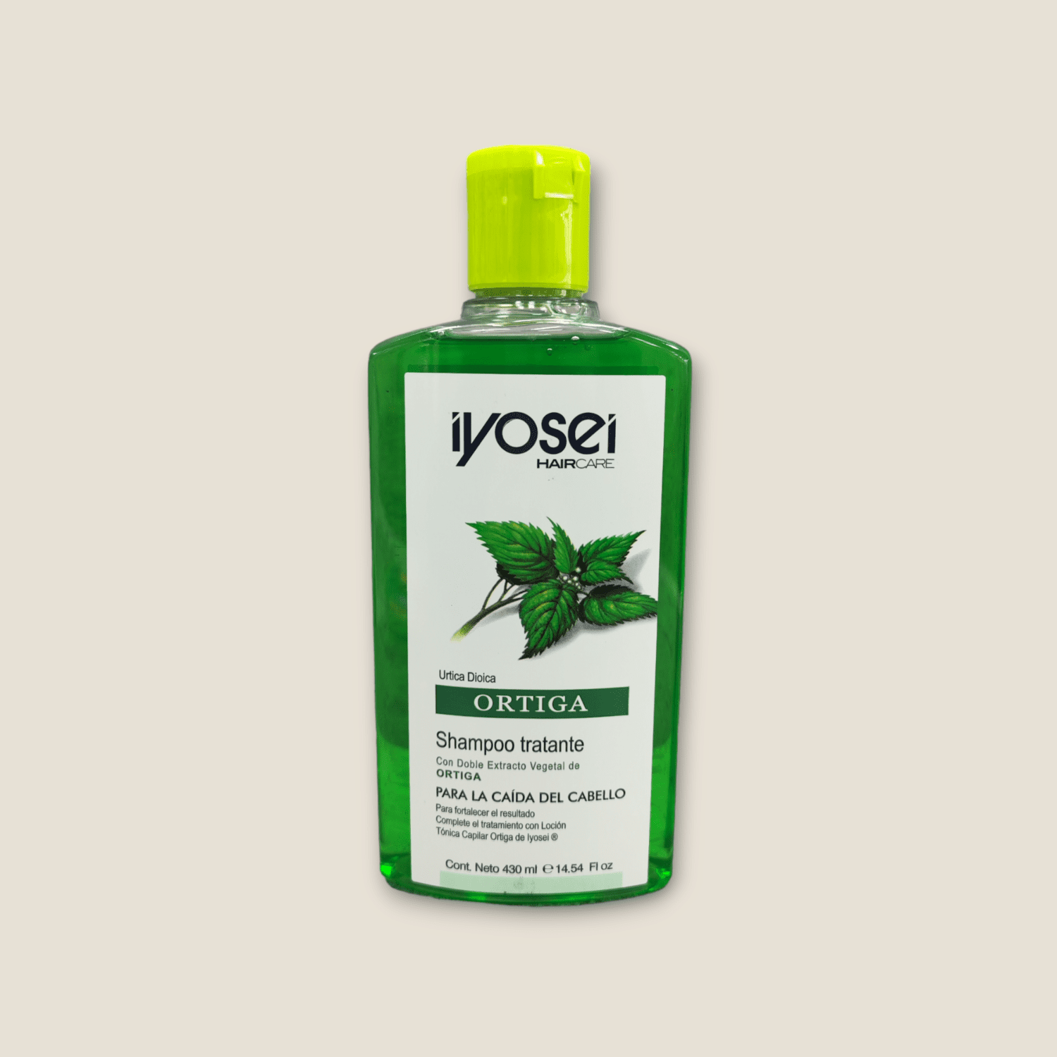 Shampoo Tratante Con Ortiga Para La Caida Del Cabello 430ml- Iyosei