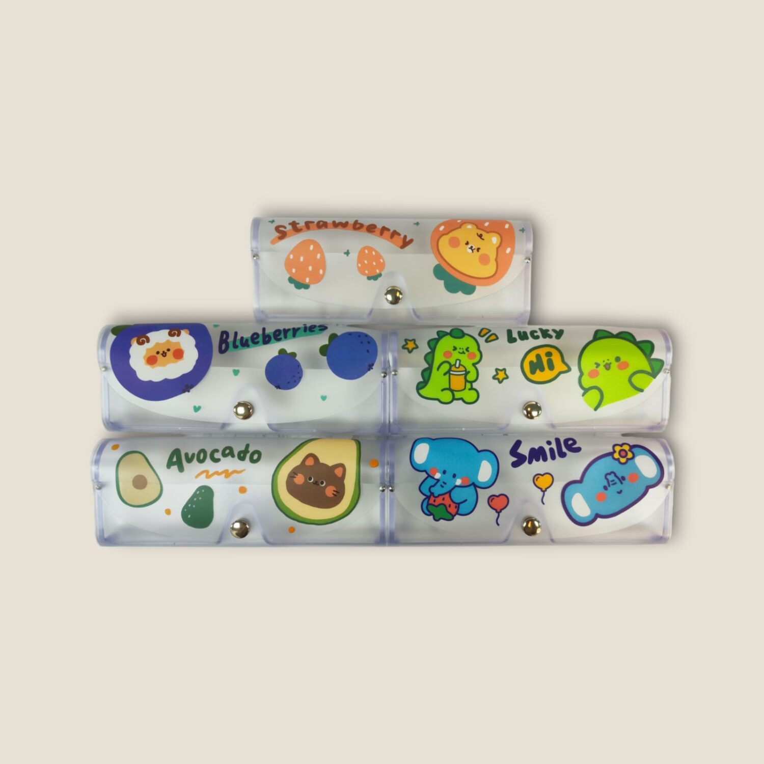 Estuche Para Anteojos Con Dibujos Animados- City  Girl