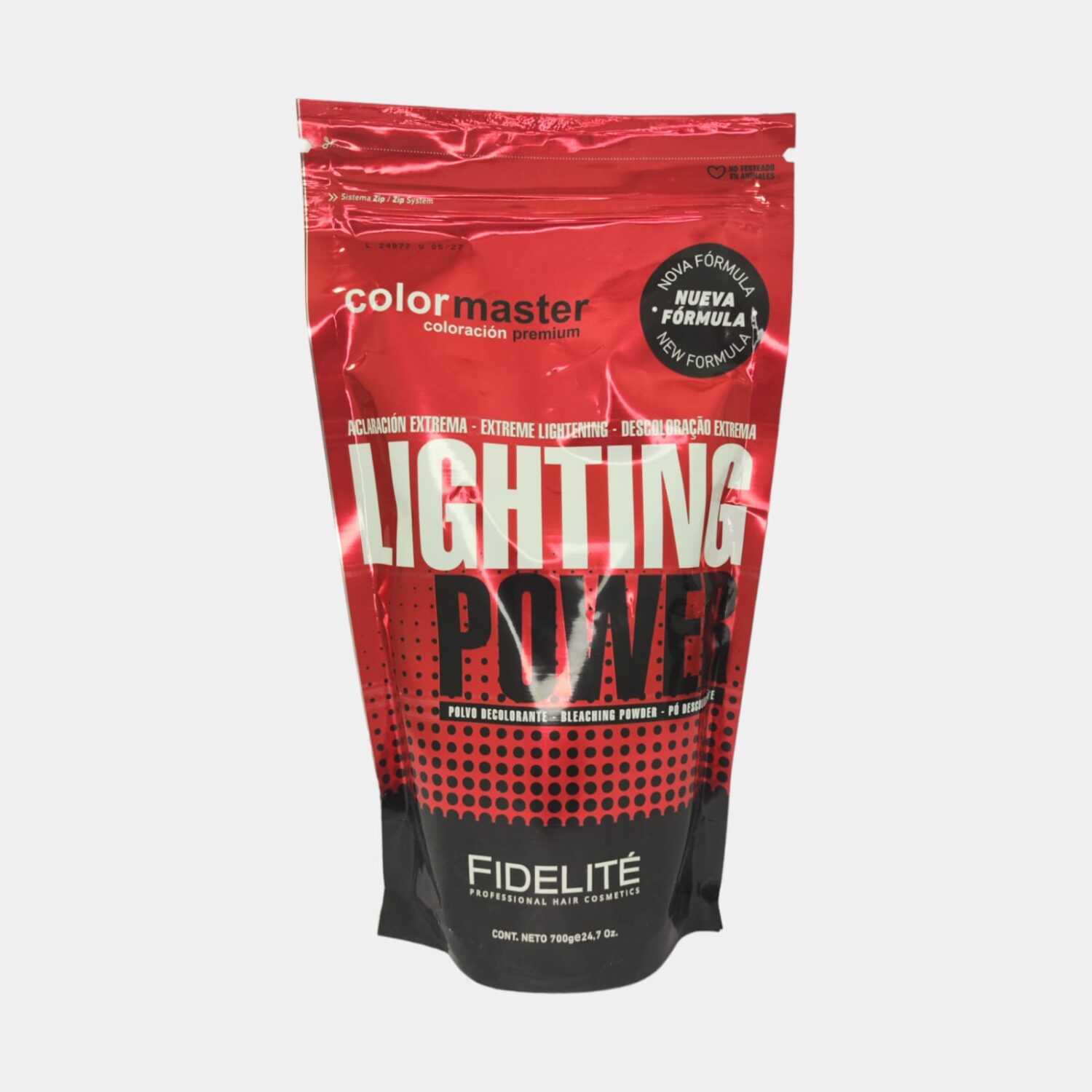 Polvo Decolorante Nueva Formula 700g Colormaster- Fidelite