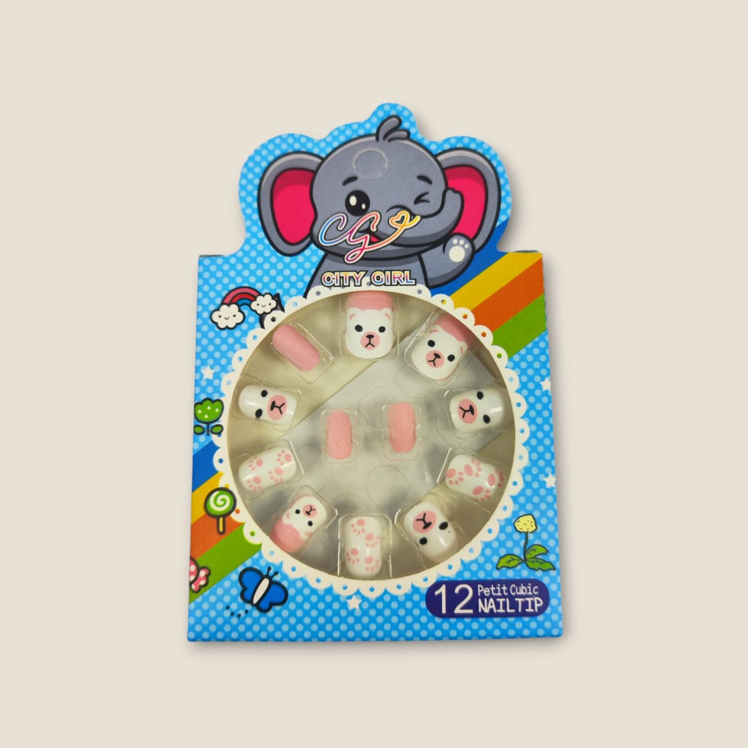 Press On Infantiles Varios Diseños- City Girl