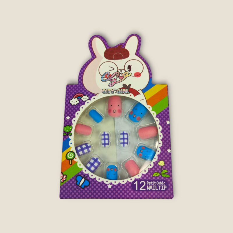 Press On Infantiles Varios Diseños- City Girl - Imagen 3