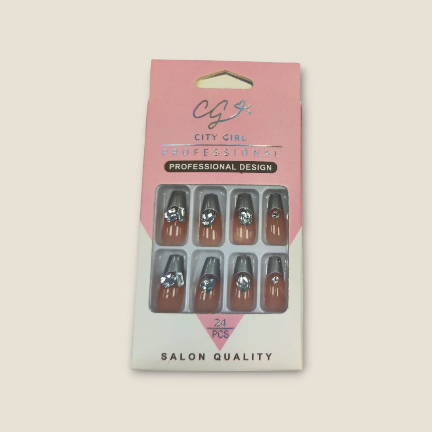 Press On Varios Diseños Con Apliques- City Girl