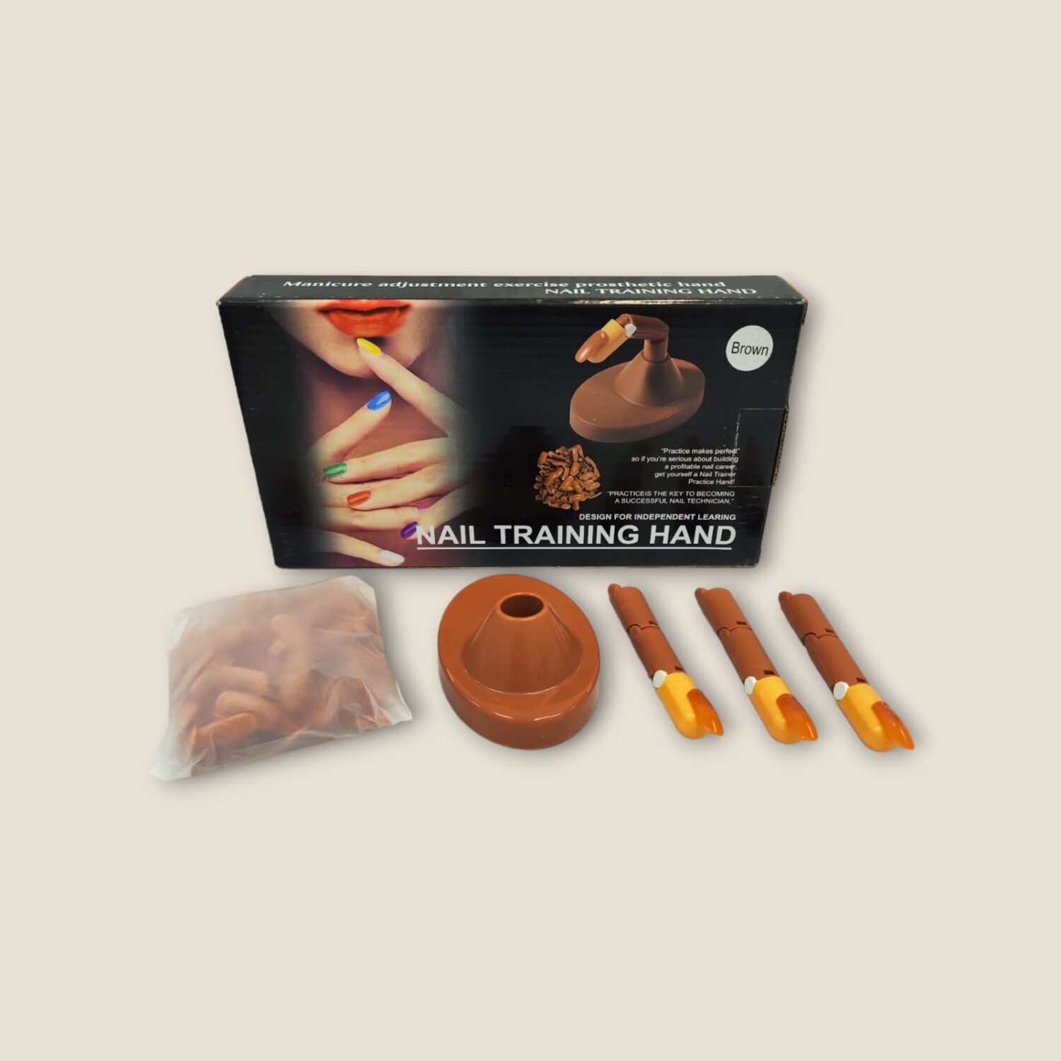 Kit De Dedos Para Practica De Manicuria