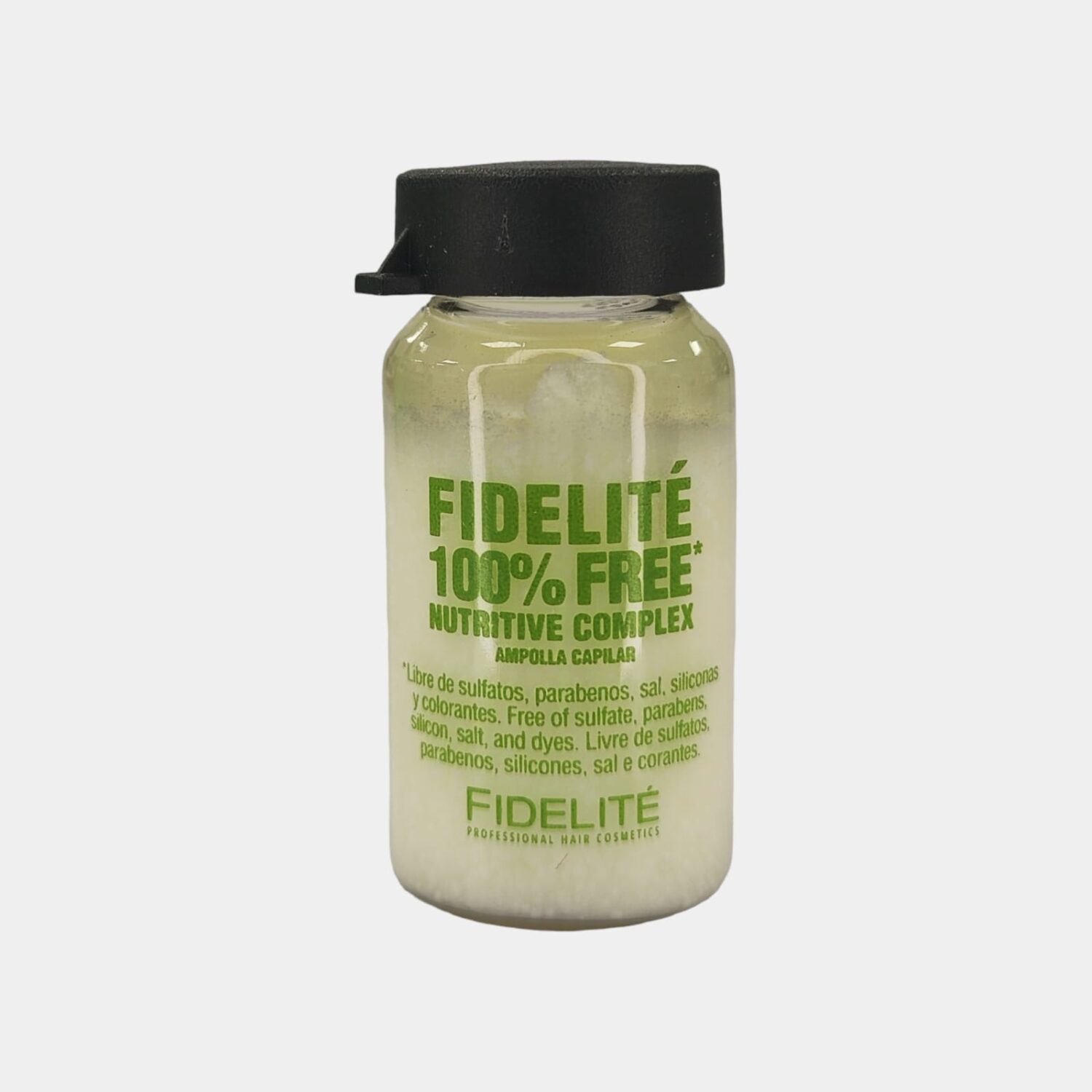 Ampolla Capilar Complejo Nutritivo 100% FREE Para Cabellos Secos, Castigados Y Teñidos- Fidelite