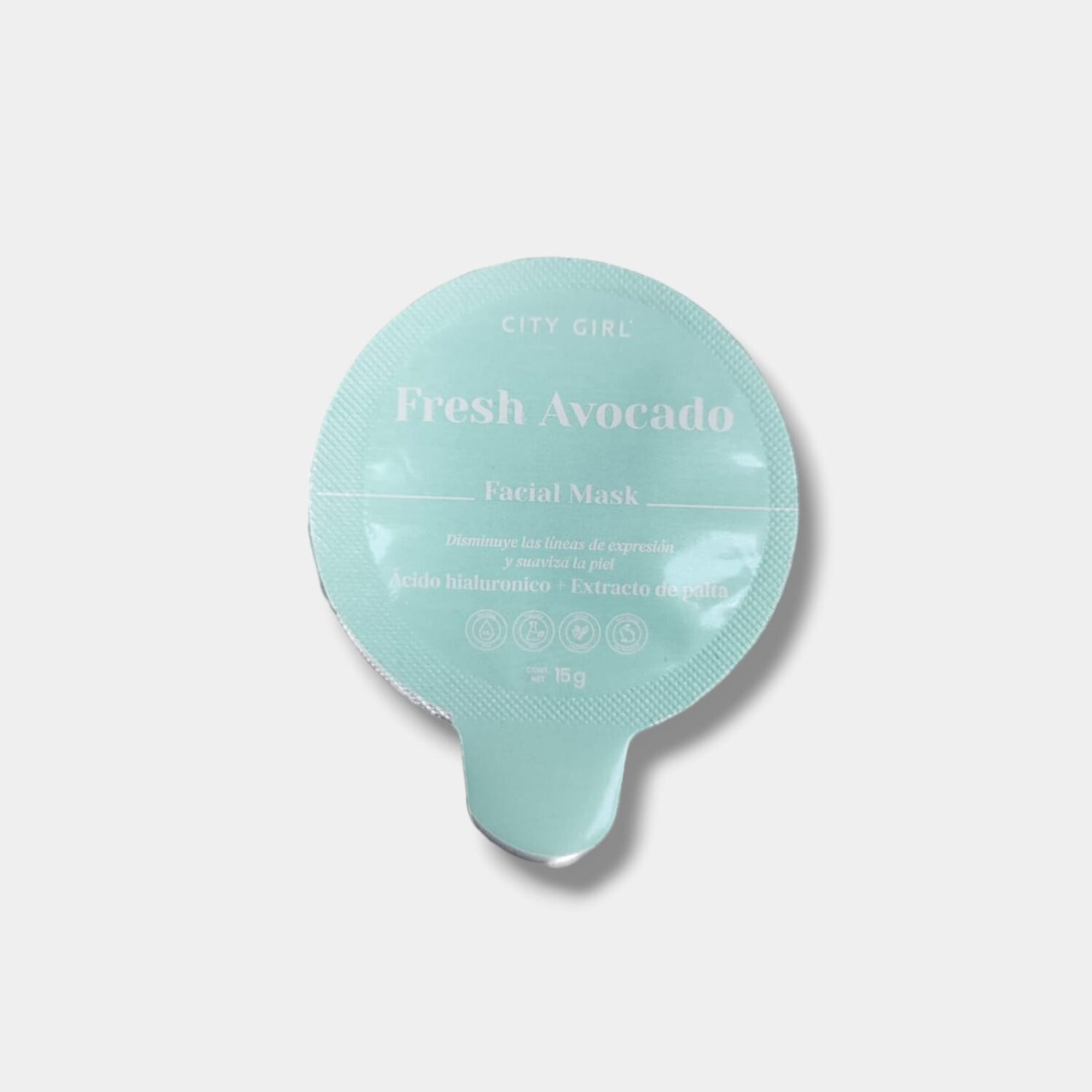 Mascarilla Facial Fresh Avocado Con Extracto De Palta, Suaviza La Piel 15g- City Girl