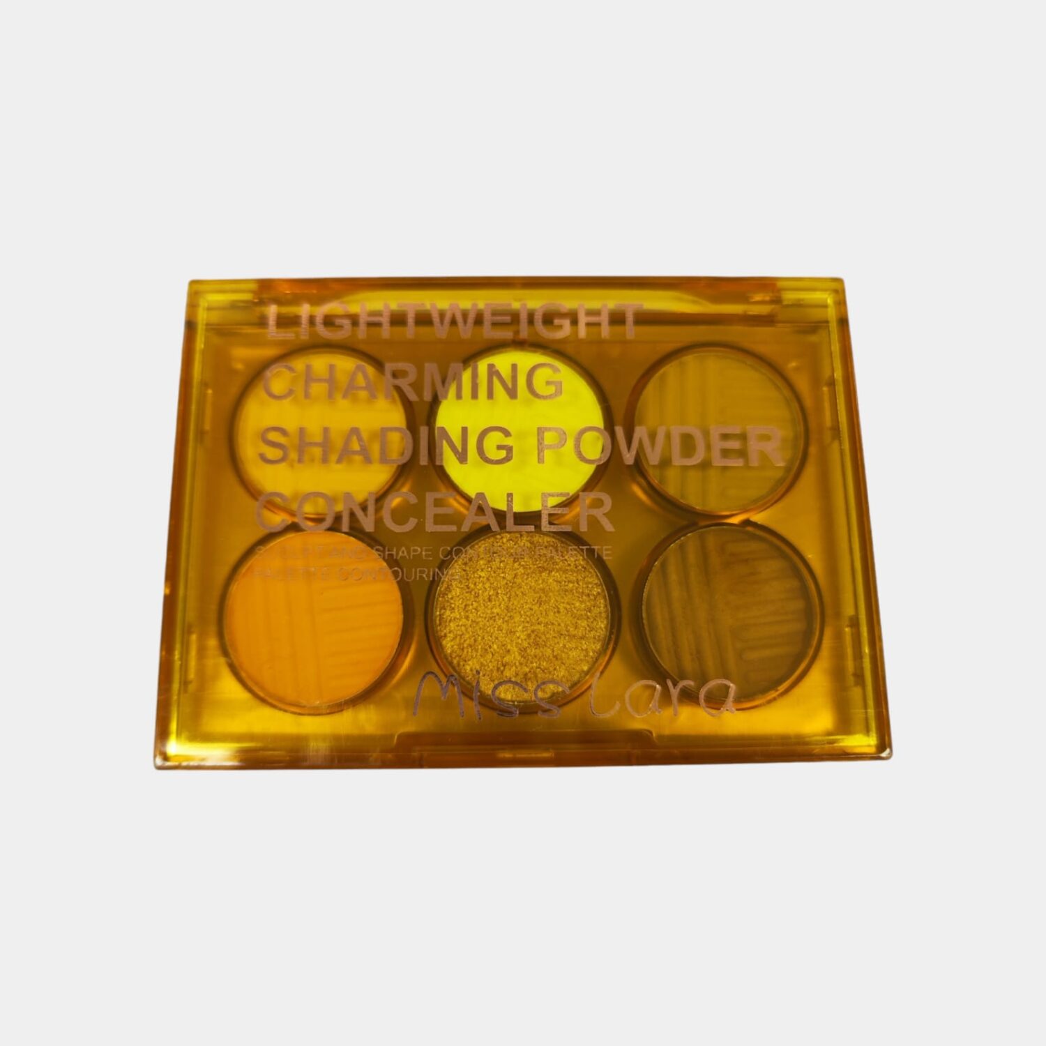 Paleta Contorno Iluminador 6Tonos Miss Lara