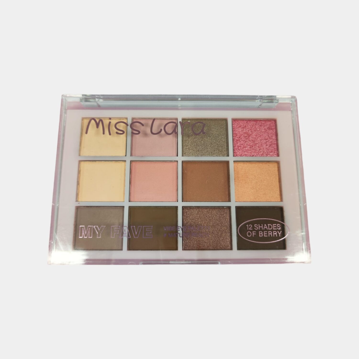 Paleta de Sombras para ojos 12 Tonos Miss Lara