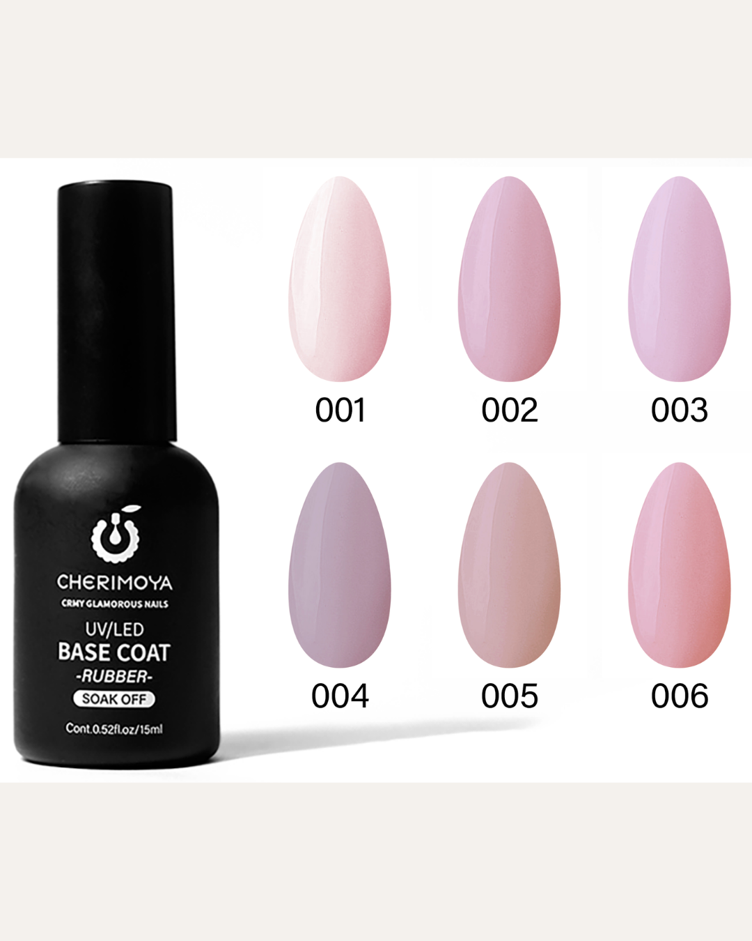 BASE RUBBER 15ml- CHERIMOYA