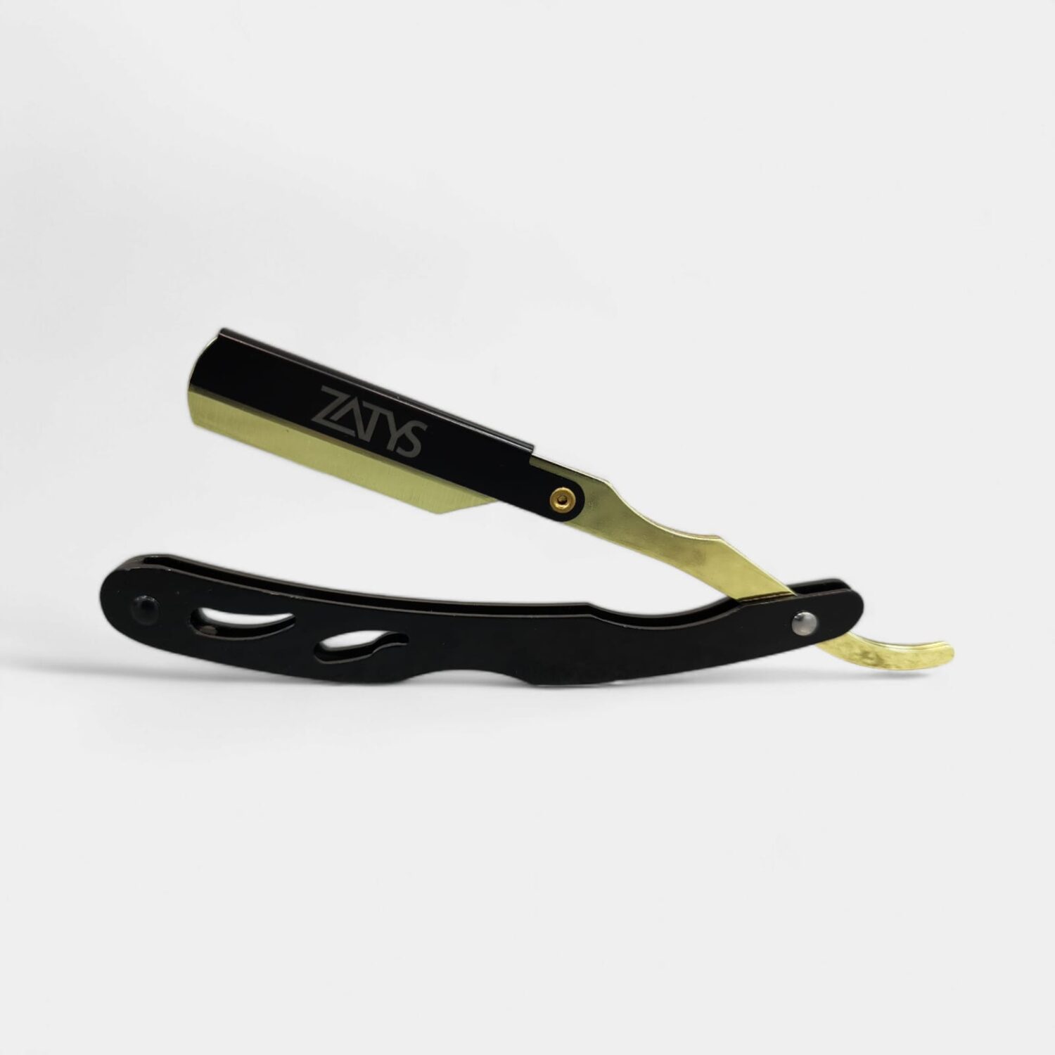 Navaja Para Corte Negra Y Dorada- Zatys