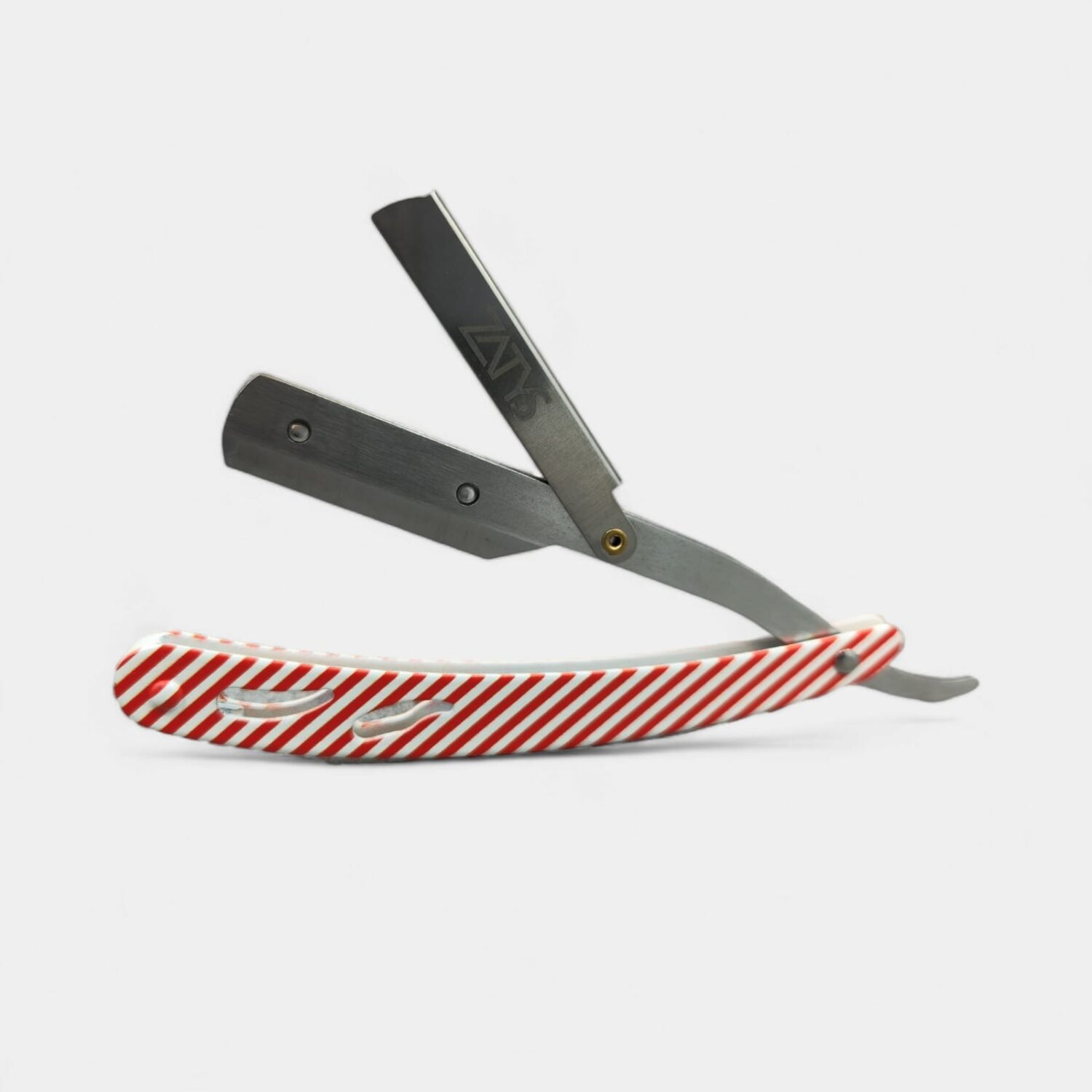 Navaja Para Corte Rayas Rojas Y Blancas- Zatys