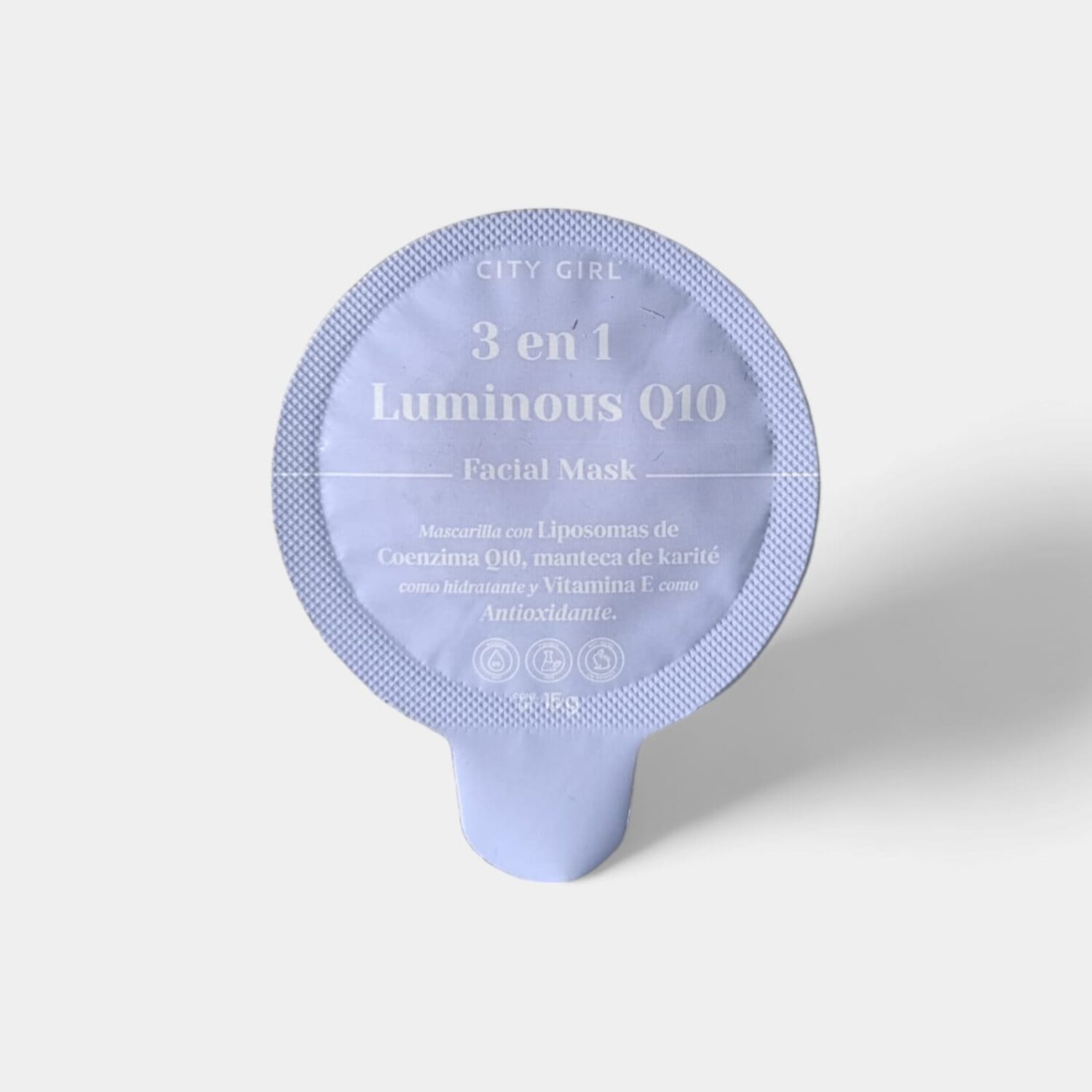 Mascarilla Facial Luminous Q10 3 en 1- City Girl