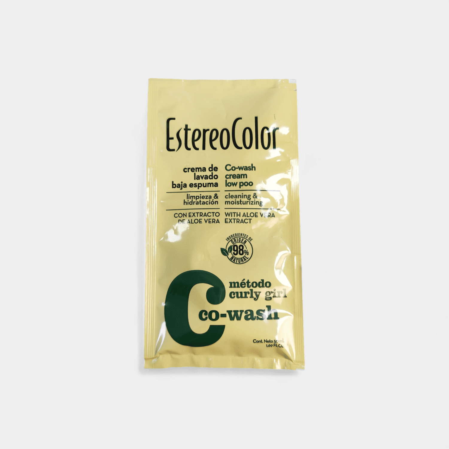 Crema De Lavado Baja Espuma Vegano Para Metodo Curly - Estereo Color