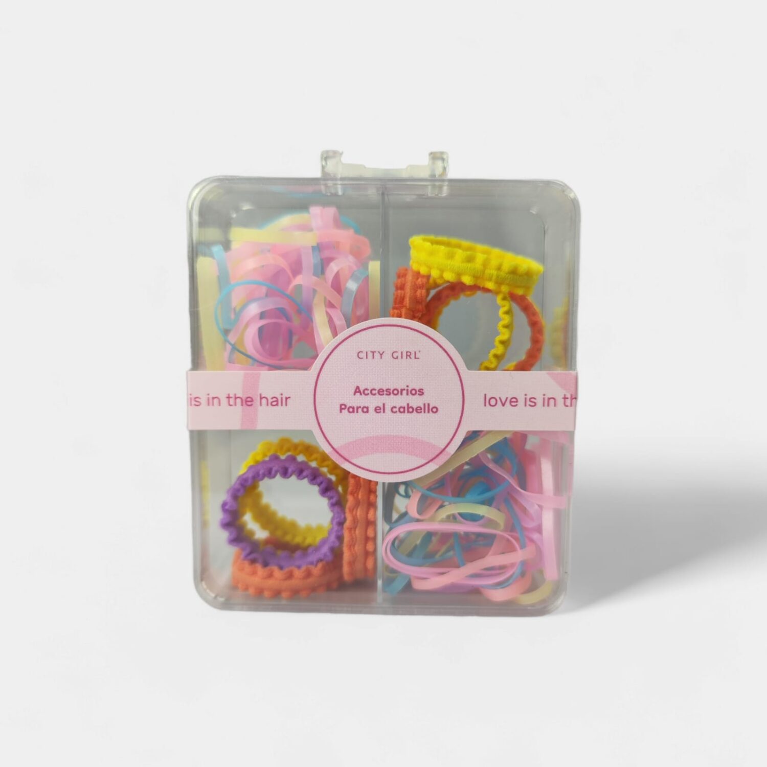 Pack De Colitas Y Gomitas Para Trenzas- City Girl