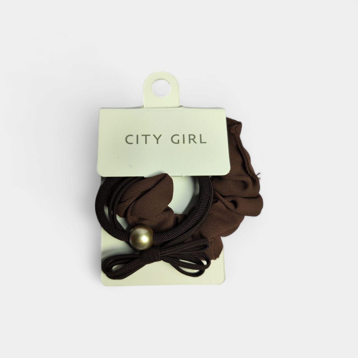 Pack De Colitas Para Cabello Con Accesorio- City Girl