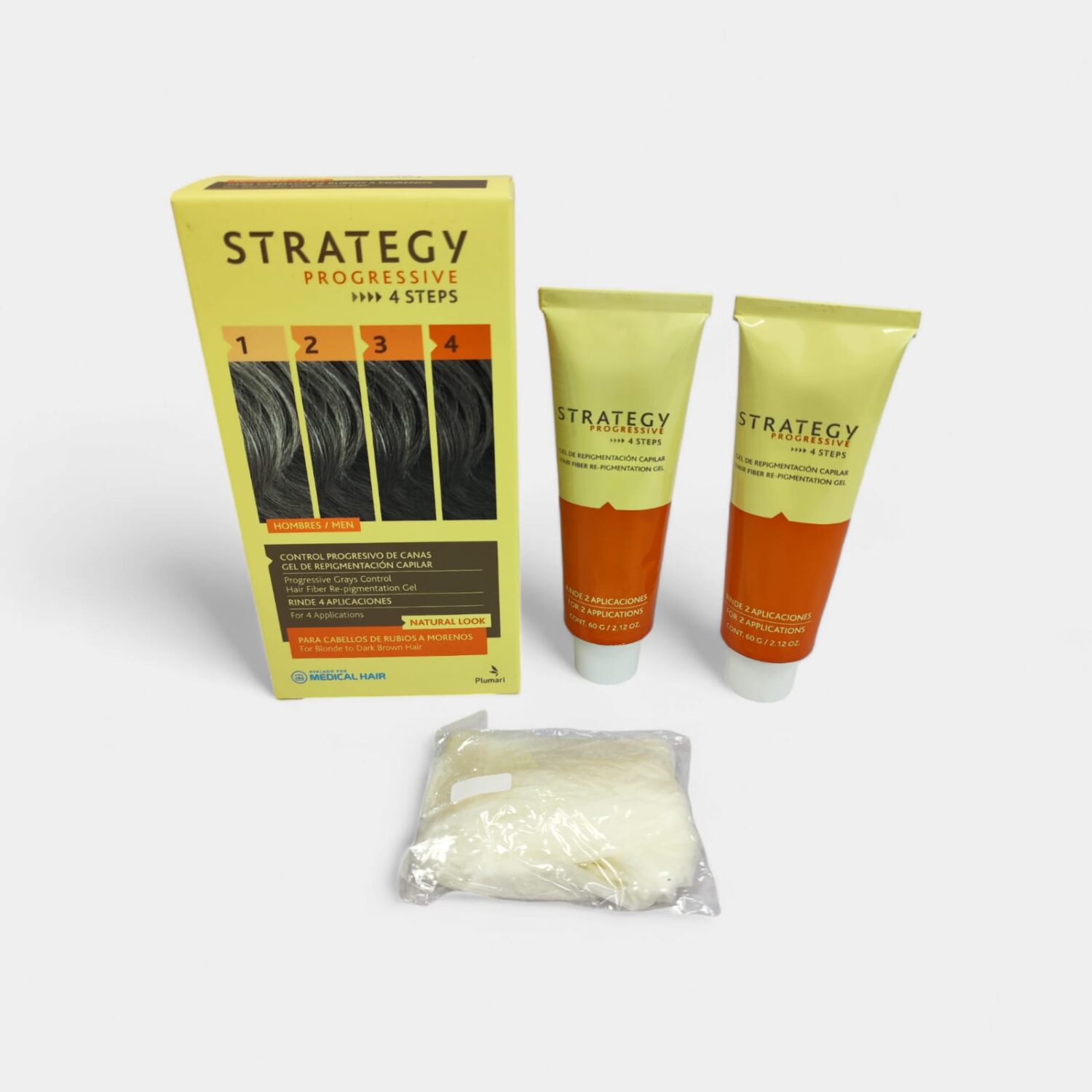Gel De Re-pigmentacion Capilar Control De Canas- Strategy