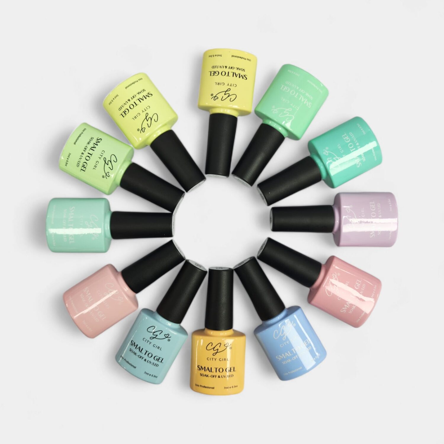 Esmalte Semi 7ml CITY GIRL caja X 12 n*148 al n*159