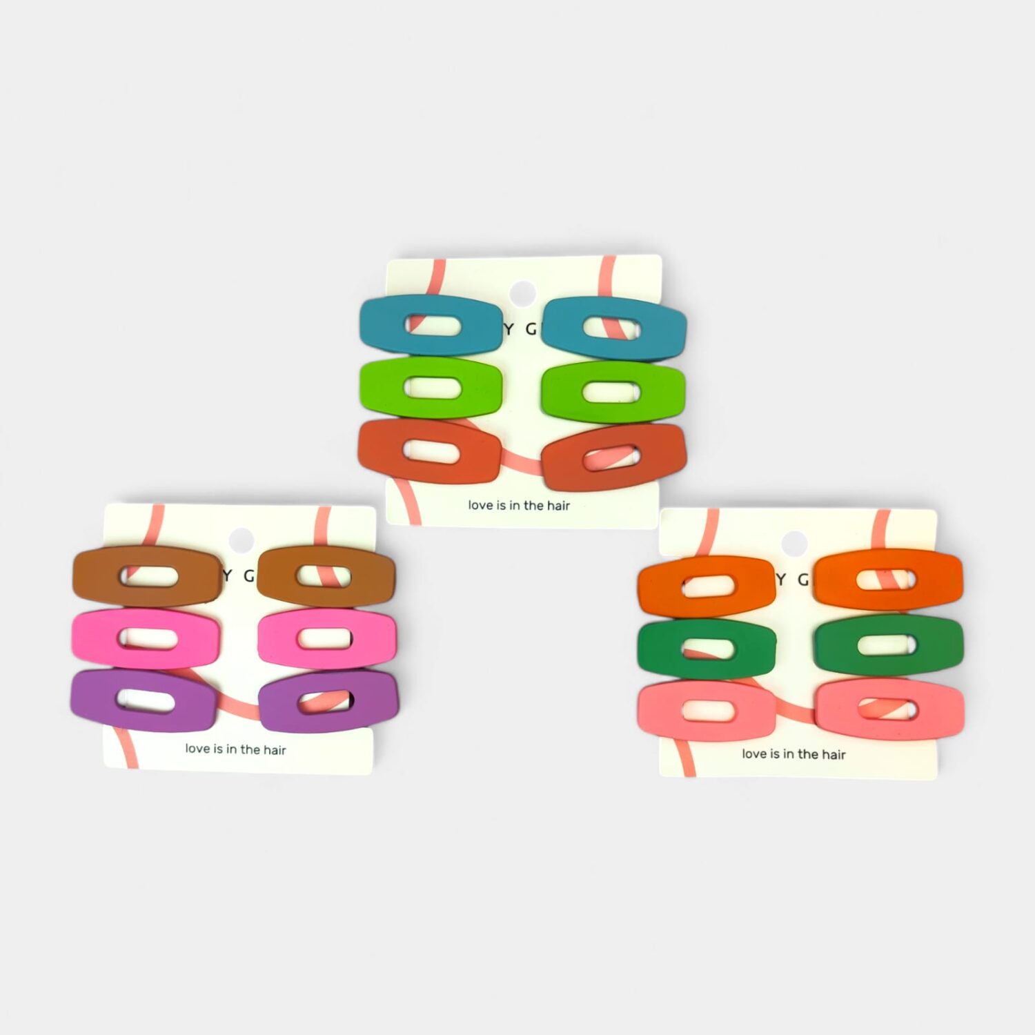 Hebillas Clip De Colores 6 Pcs- City Girl