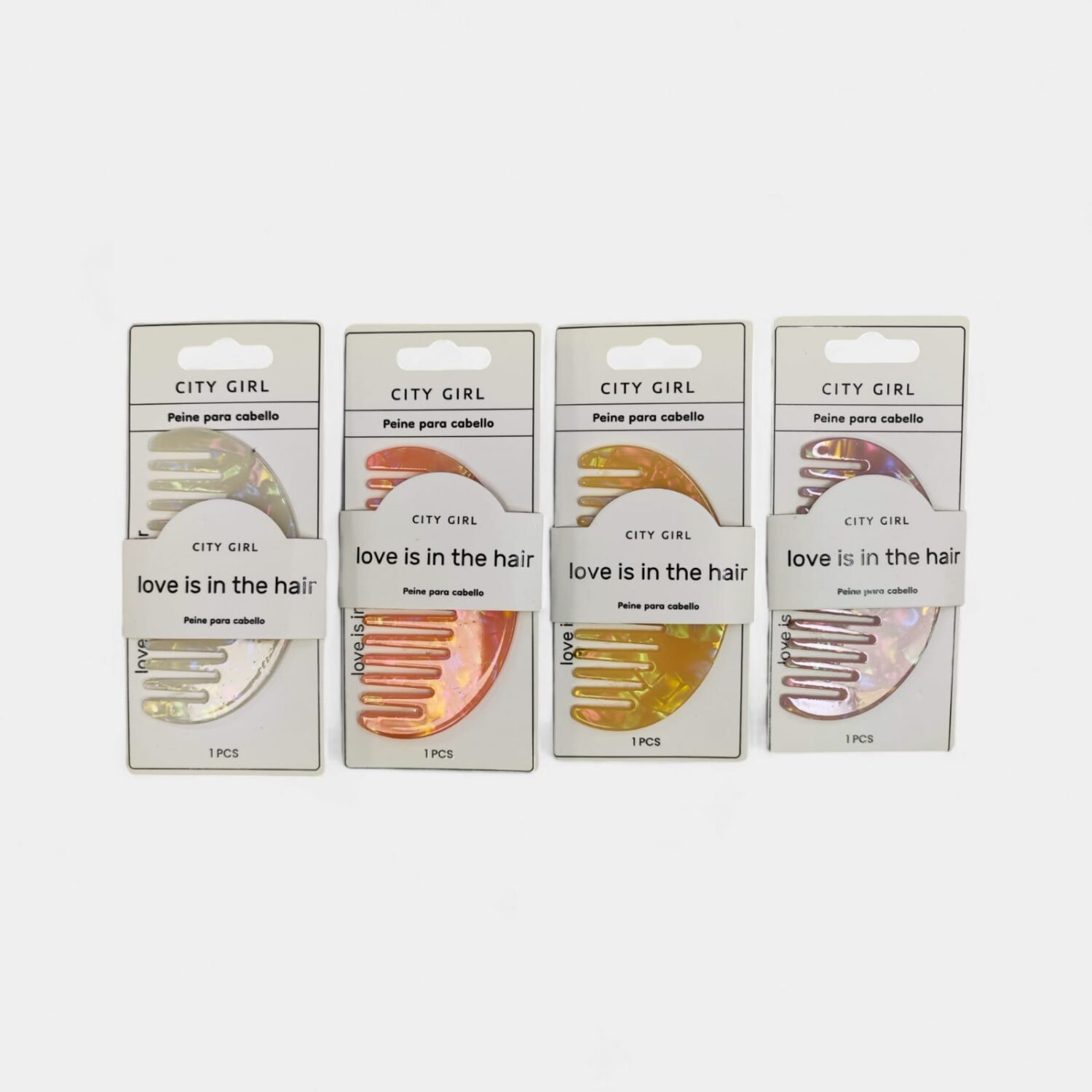 Peine Circular De Cartera- City Girl