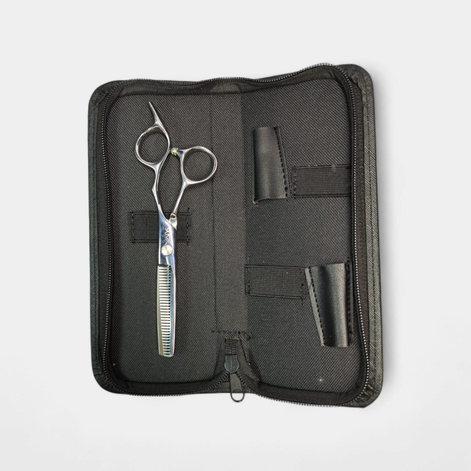 Tijera Para Pulir Plateada 6 Pulgadas Con Estuche- Zatys