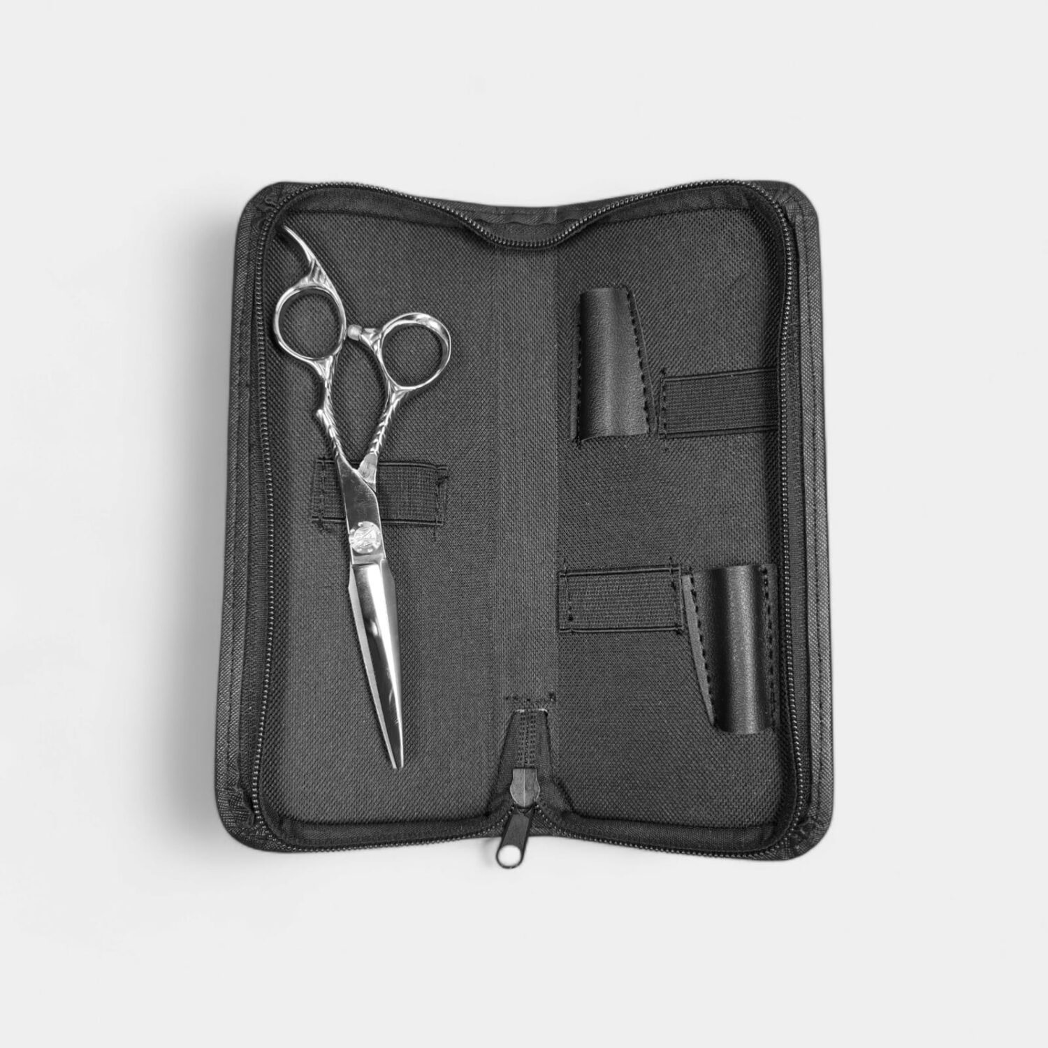 Tijera Para Corte Plateada 6 Pulgadas Con Estuche- Zatys