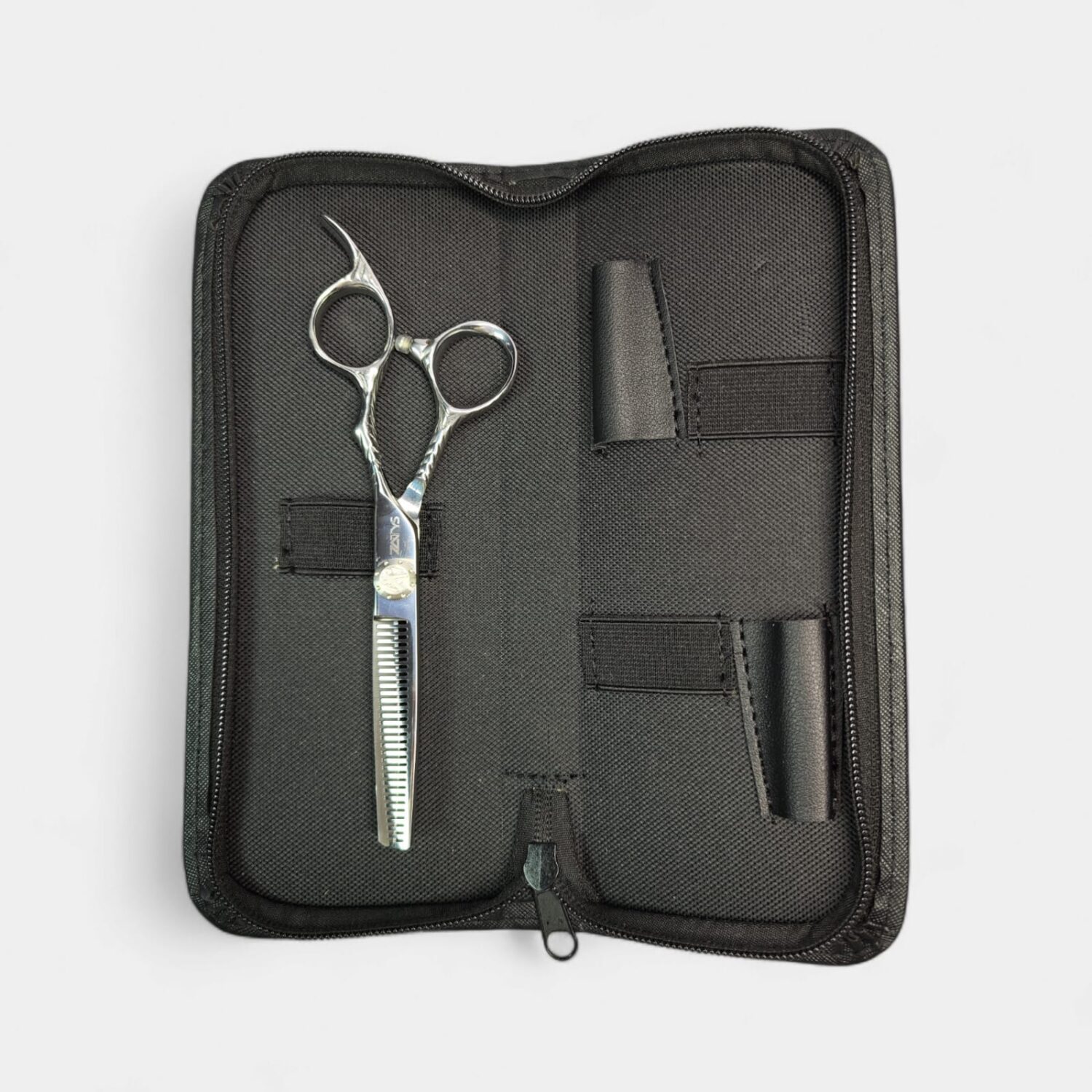 Tijera Para Pulir Plateada 6 Pulgadas Con Estuche- Zatys