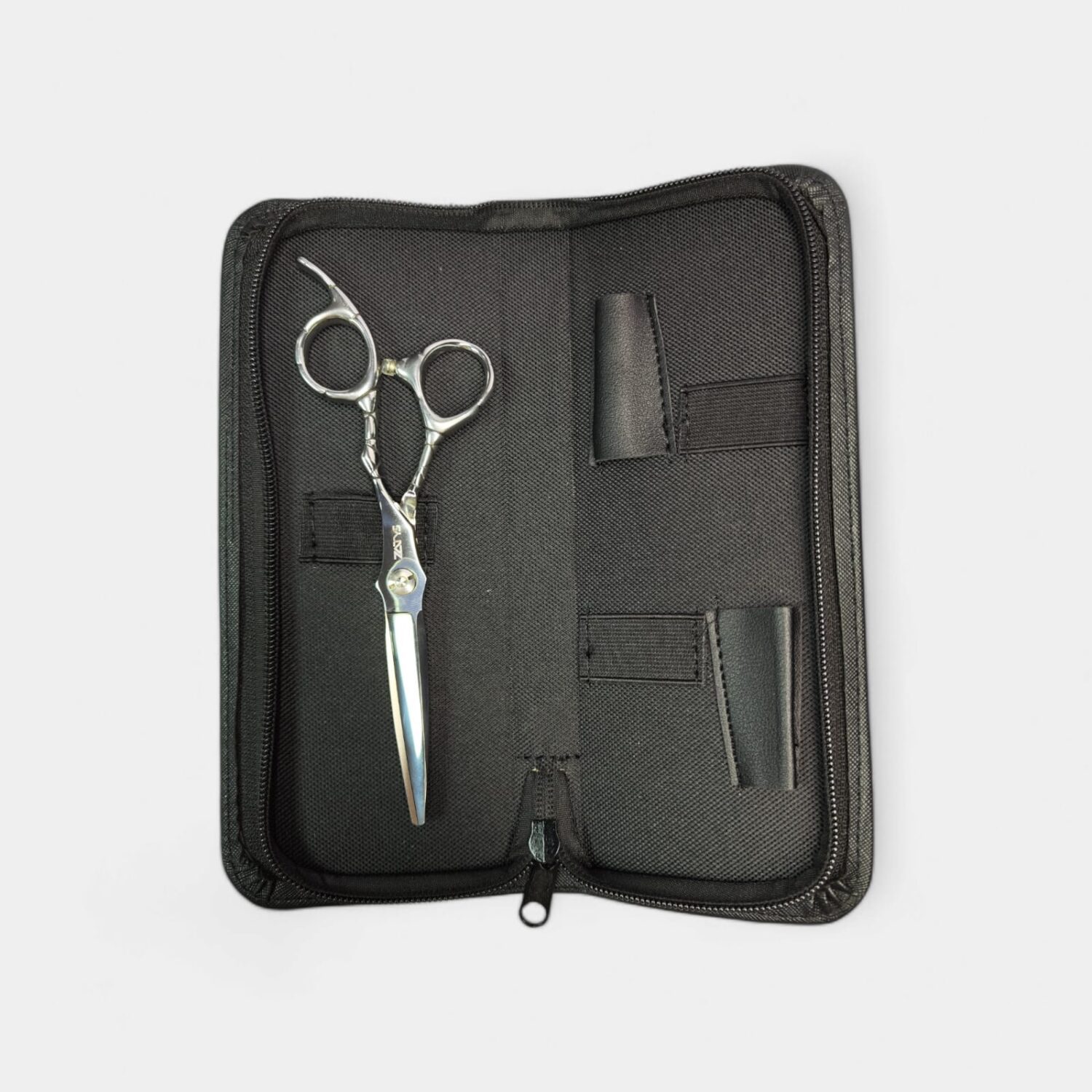 Tijera Para Corte Plateada 6 Pulgadas Con Estuche- Zatys