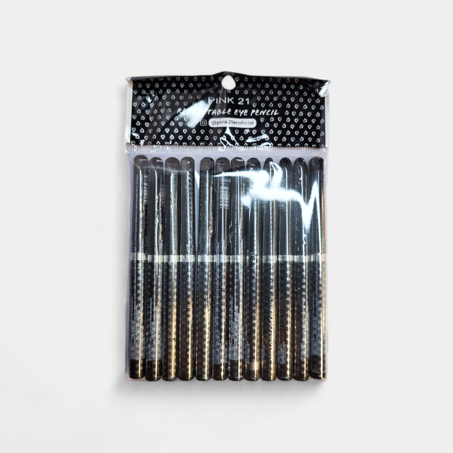 Lapiz Delineador Retractil Para Ojos Pack x12- Pink 21