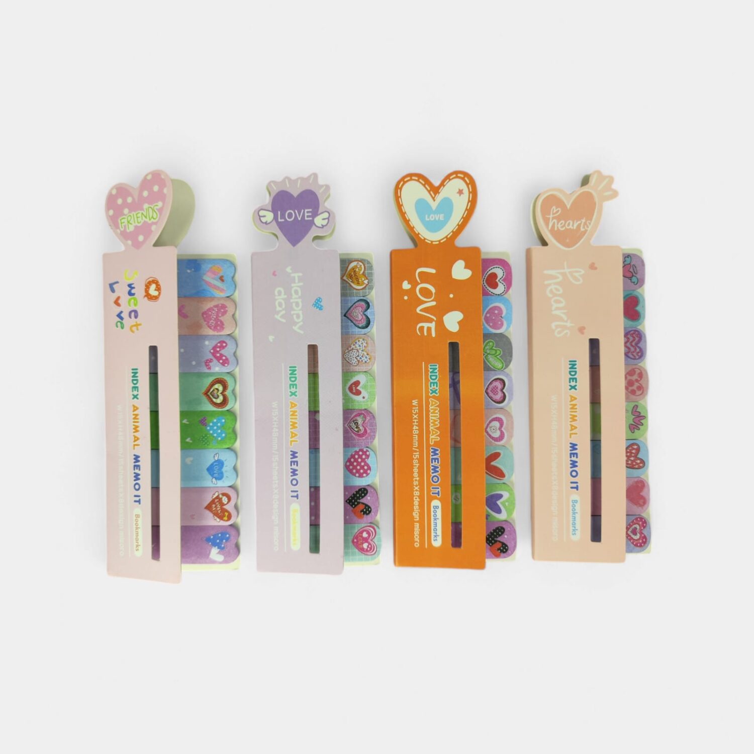 Stickers Separadores De Hojas Con Corazones- City Girl