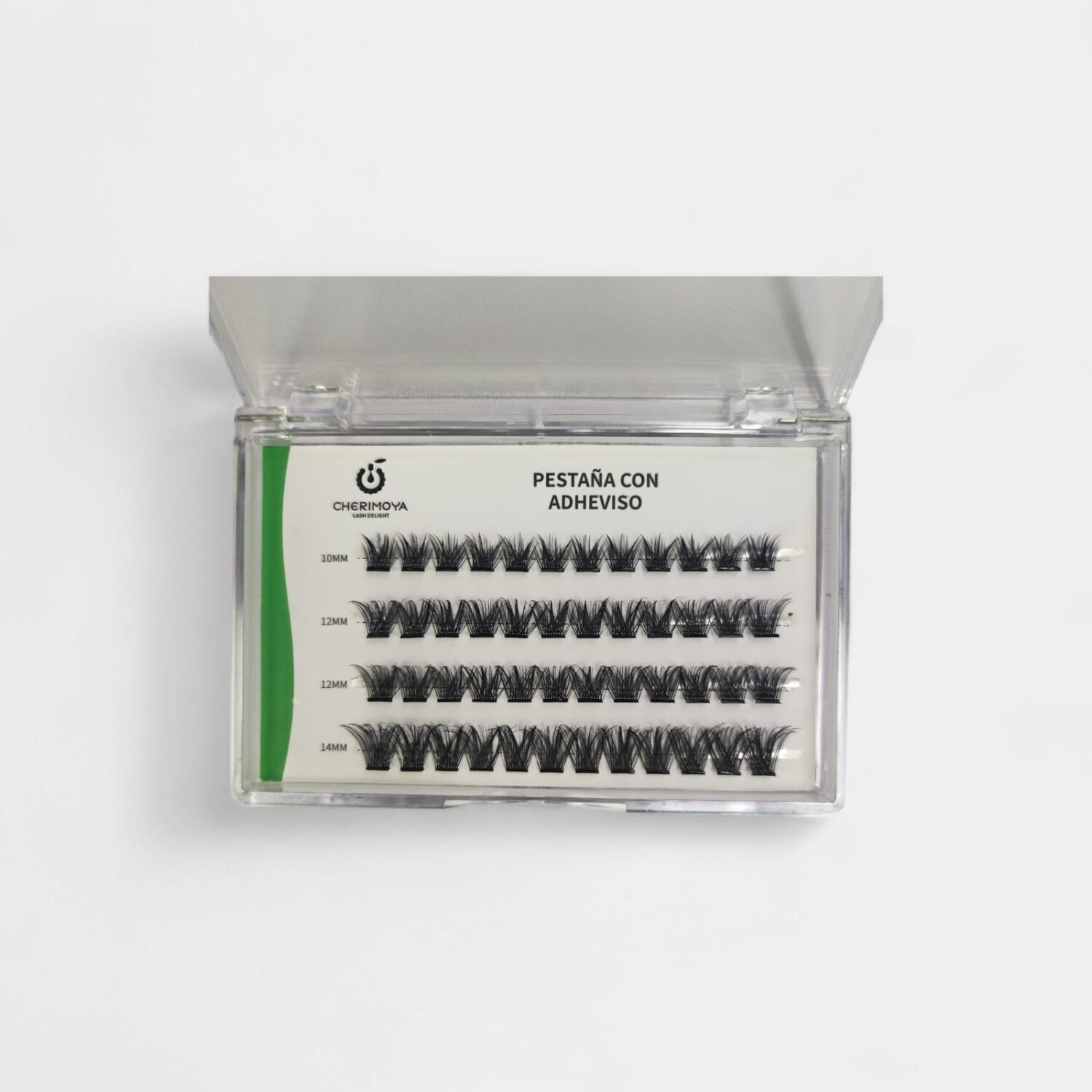 Pestaña Ramillete Con Adhesivo- Cherimoya