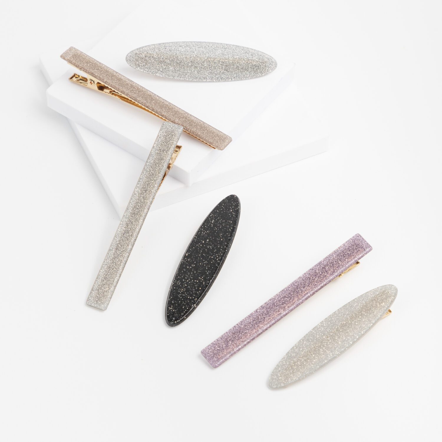 Hebillas Con Brillo x2 Unidades- City Girl