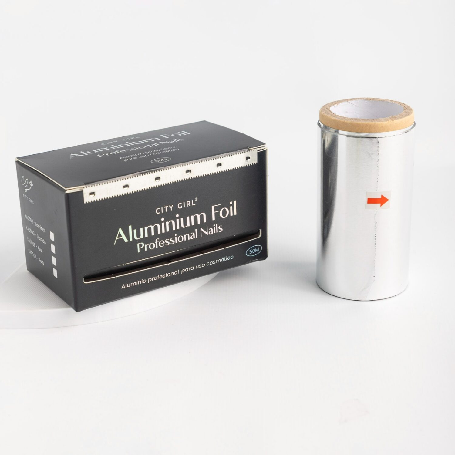 Papel Aluminio Para Uñas 50m x 10cm- City Girl