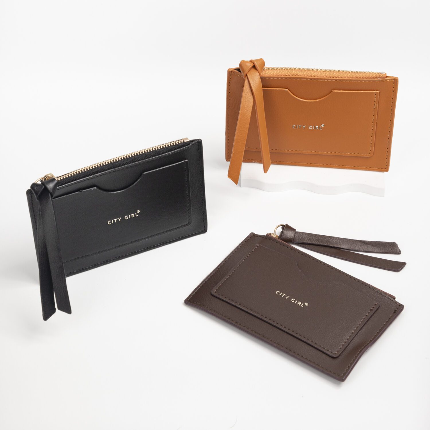 Tarjetero Mediano Tres Colores- City Girl
