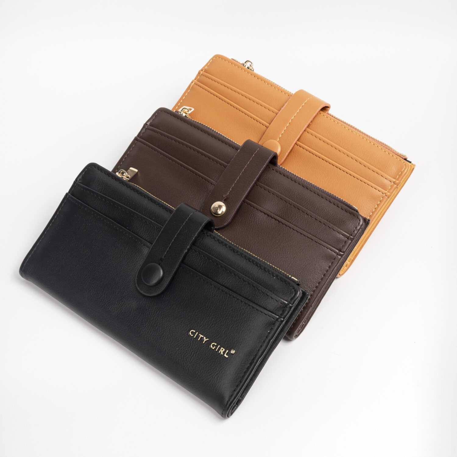 Billetera Rectangular Tres Colores- City Girl