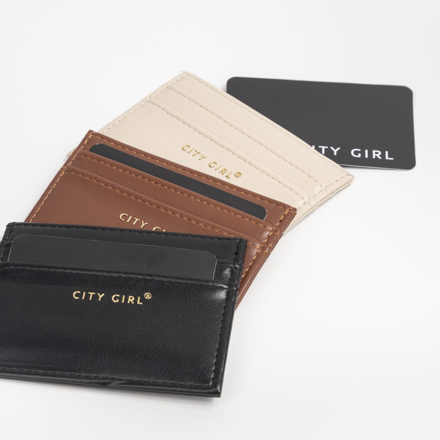 Tarjetero Chico Tres Colores- City Girl