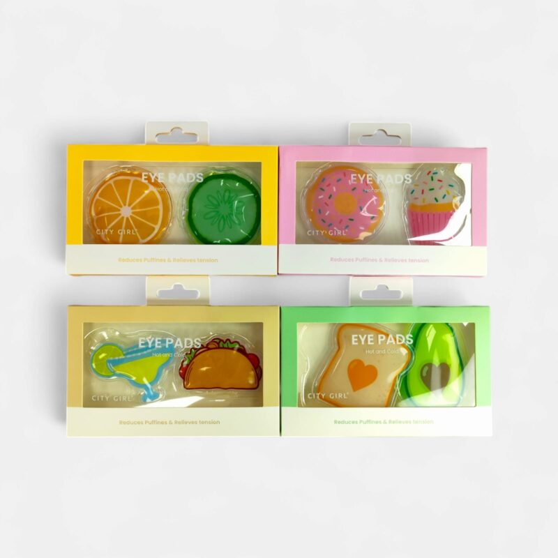 Pads De Frutas Con Gel Para Ojos- City Girl