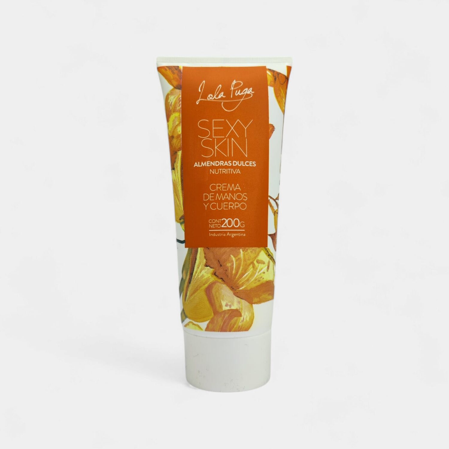 Crema De Manos Y Cuerpo Sexy Skin Con Almendras Dulces Nutritiva 200g- Lola Puga