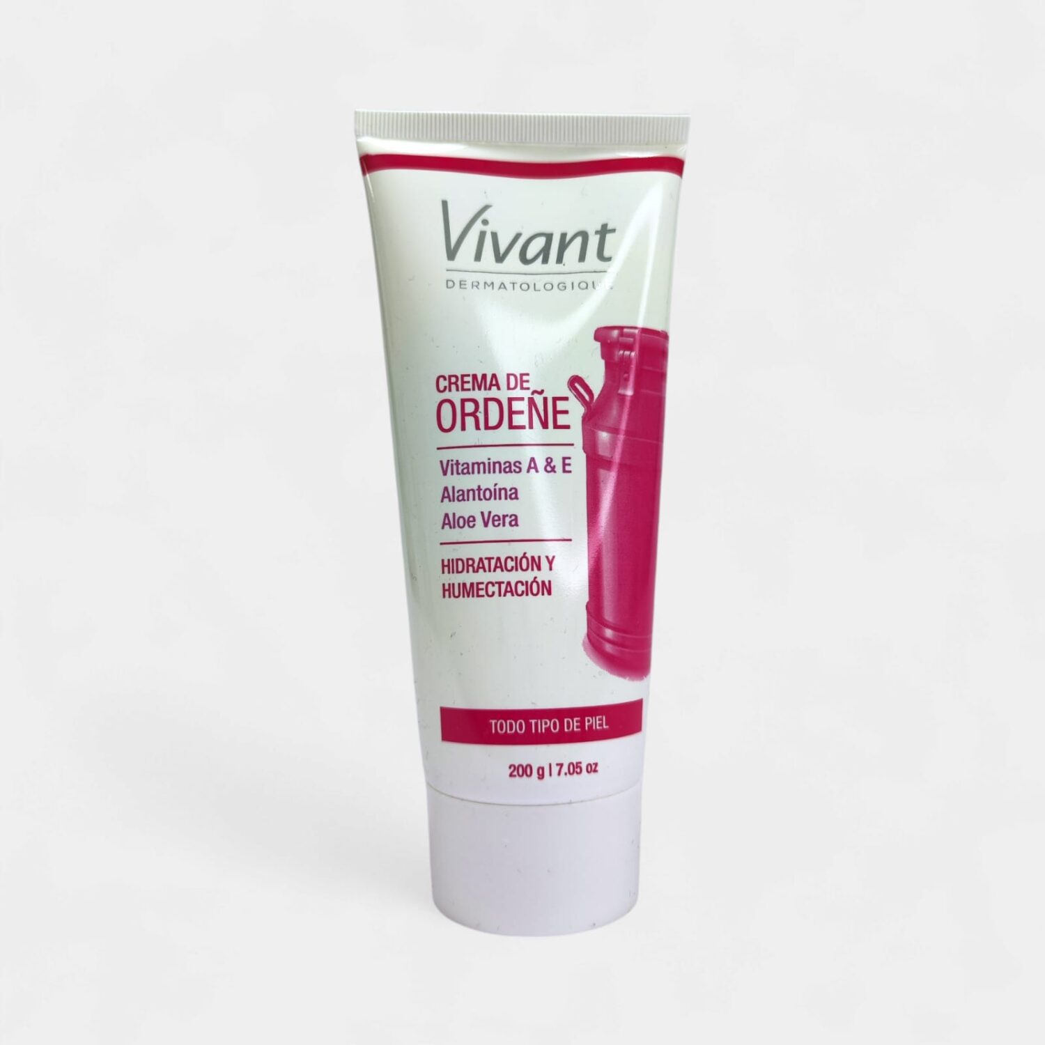 Crema De Ordeñe Con Vitaminas A Y E Para Todo Tipo De Piel 200g- Vivant