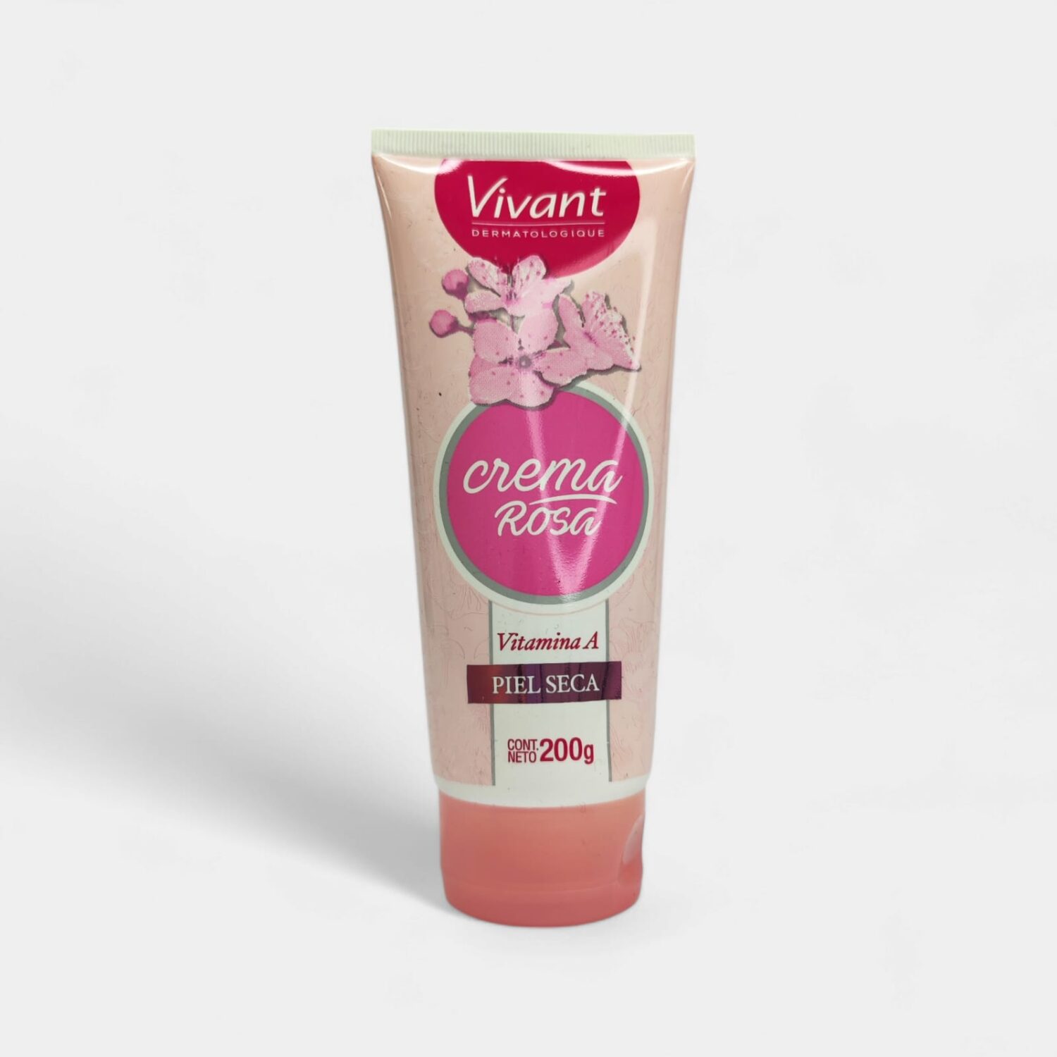 Crema Rosa Para Piel Seca Con Vitamina A 200g- Vivant